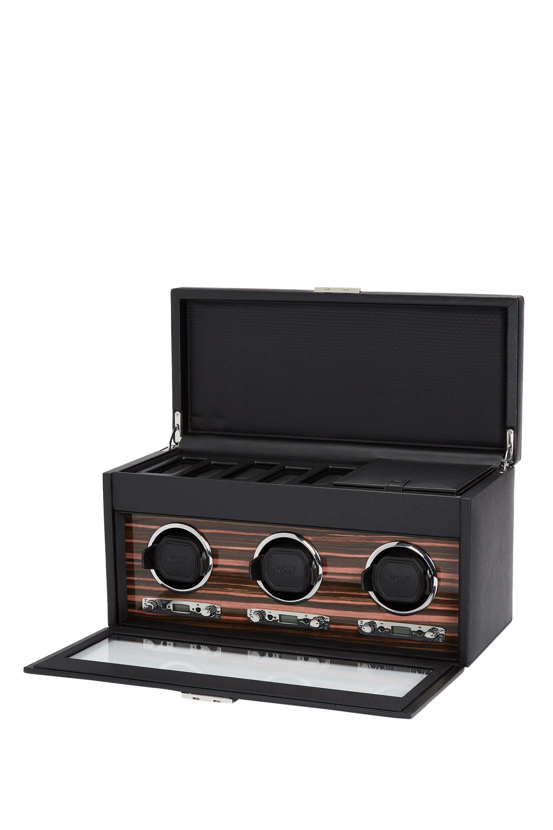 Roadster Triple Watch Winder With Storage