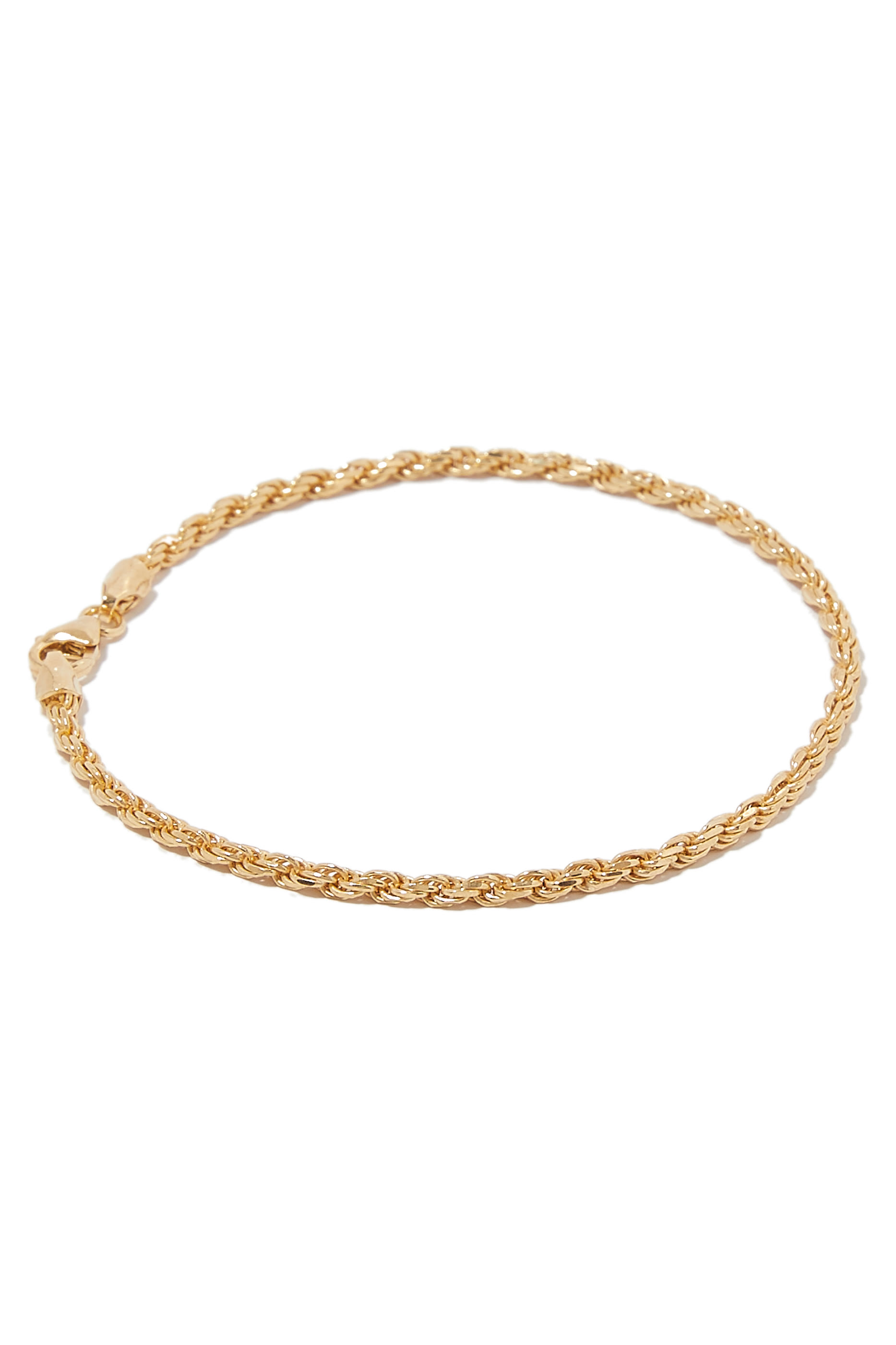 Rope Chain Bracelet, 2.4mm