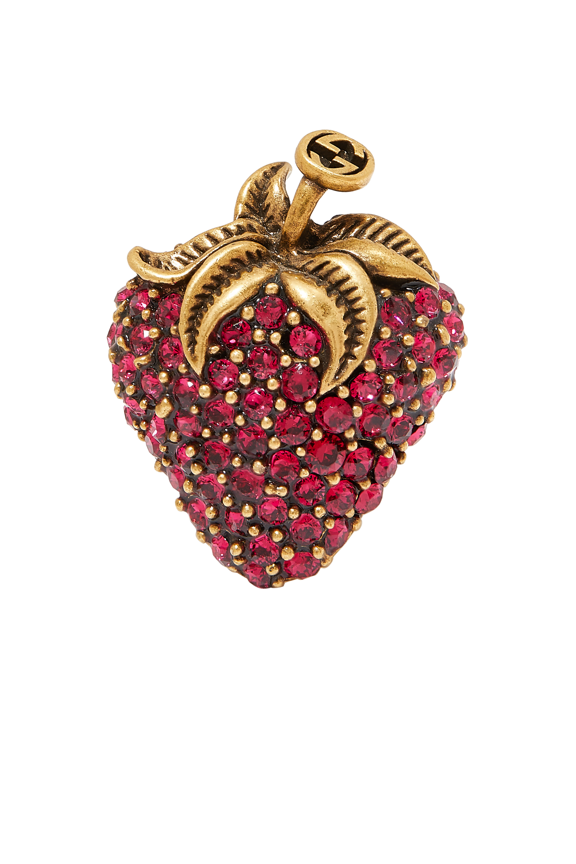 Crystal Strawberry Ring