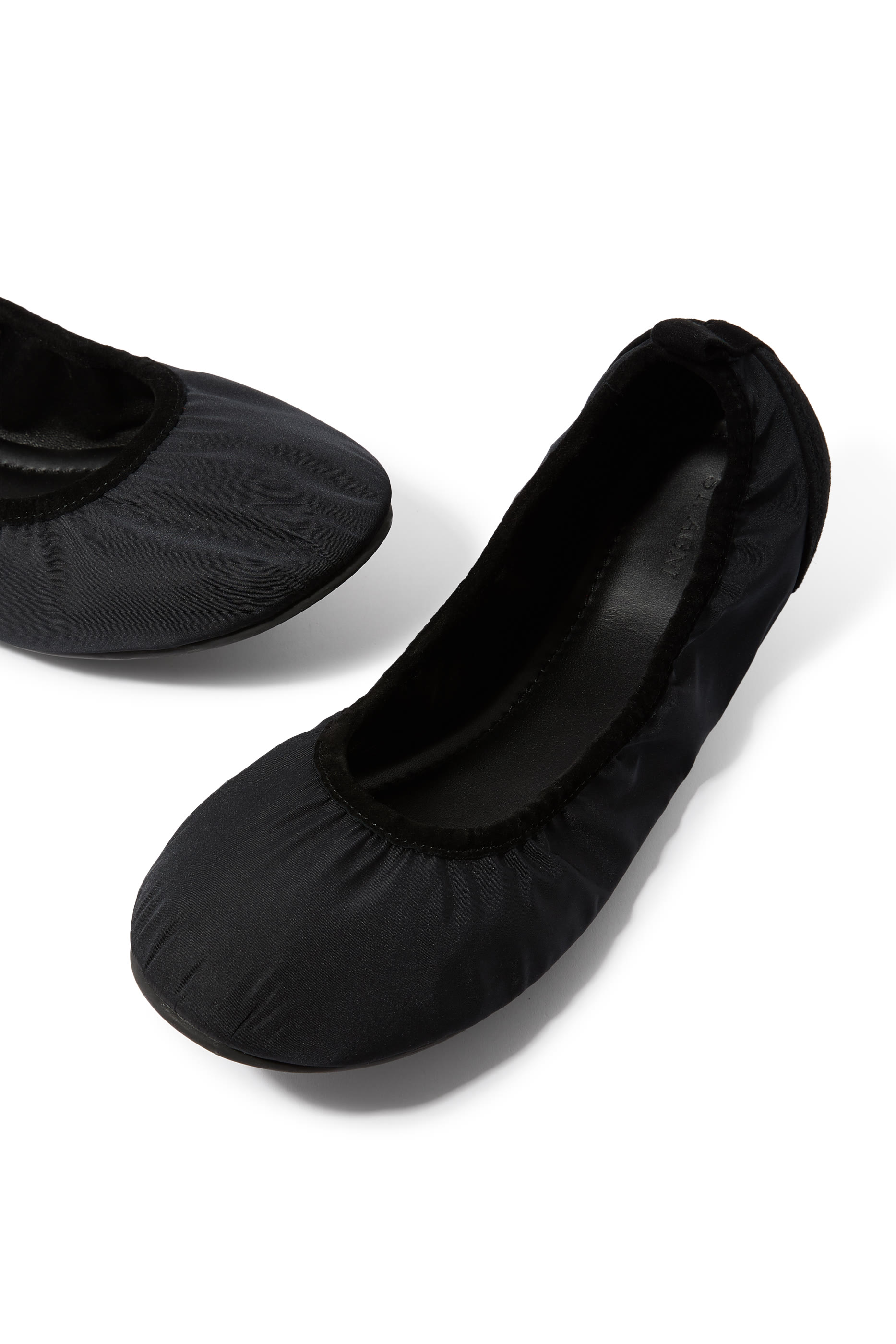 Satin Ballet Flats
