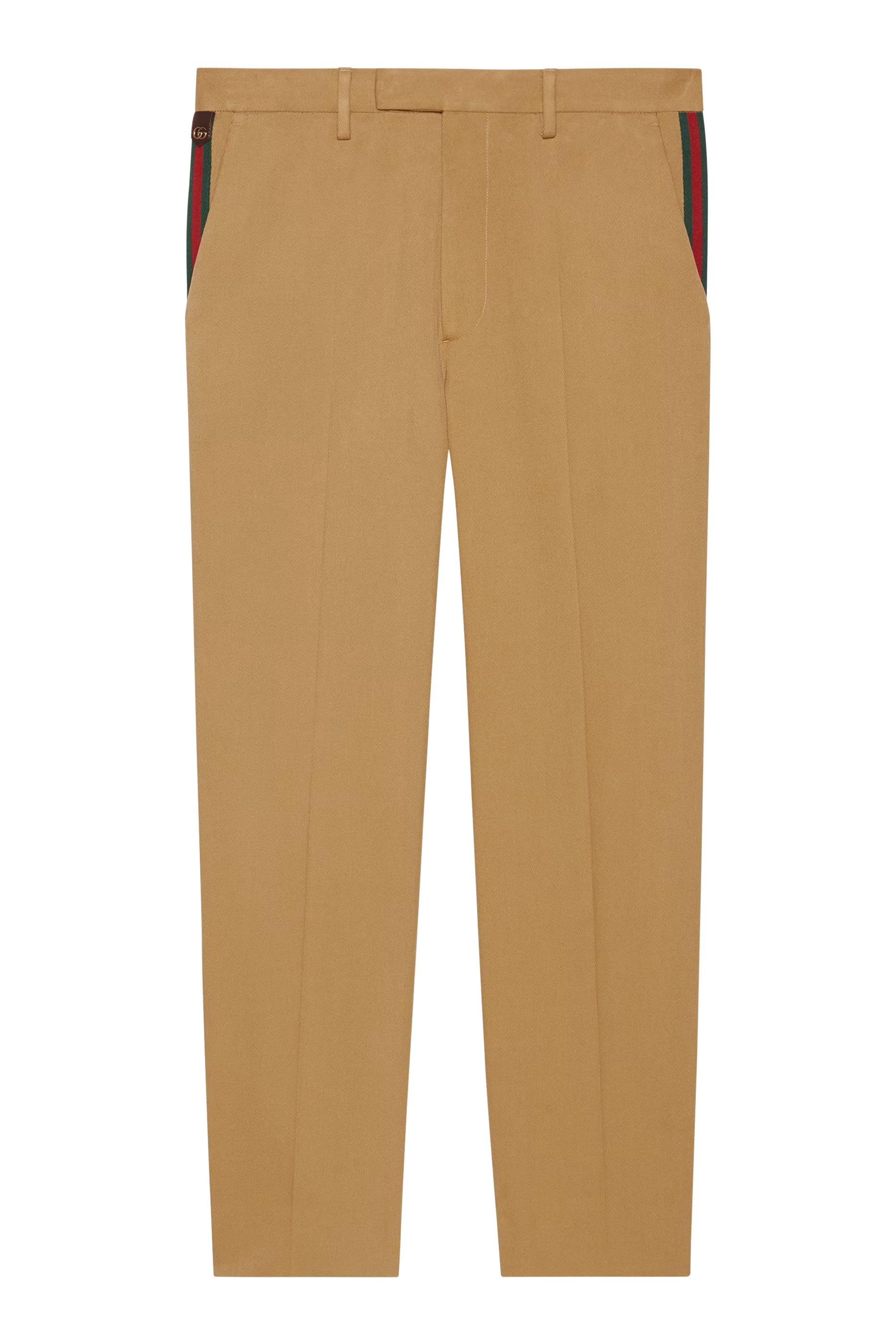 Cotton Ankle Pants with Web