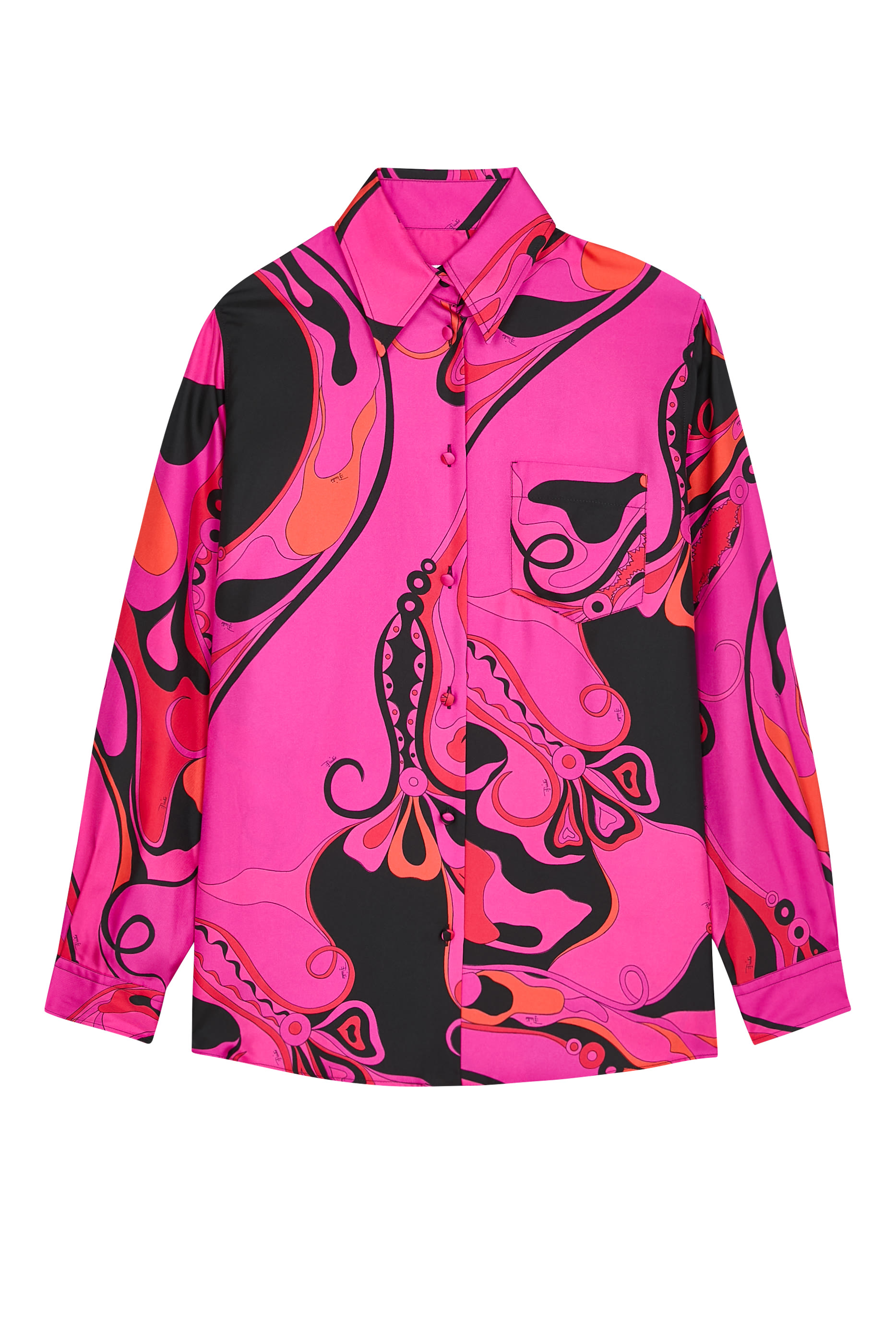 Orchidee Print Shirt