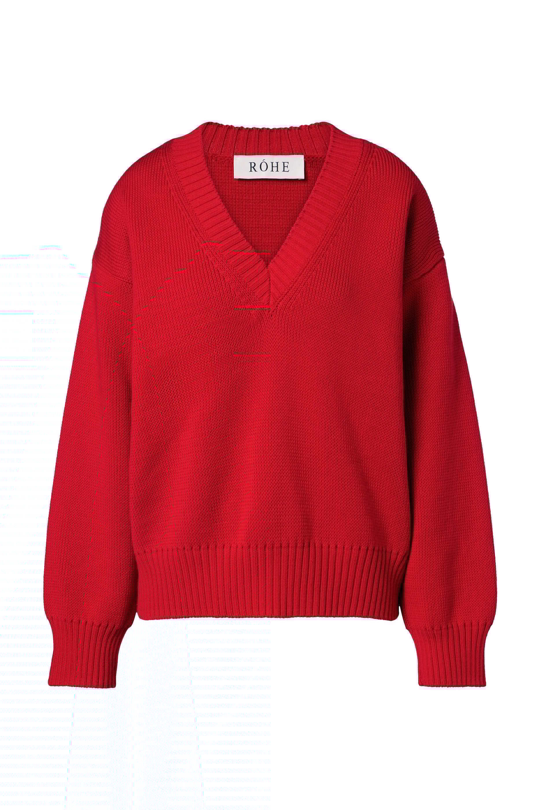 V-Neck Knitted Jumper