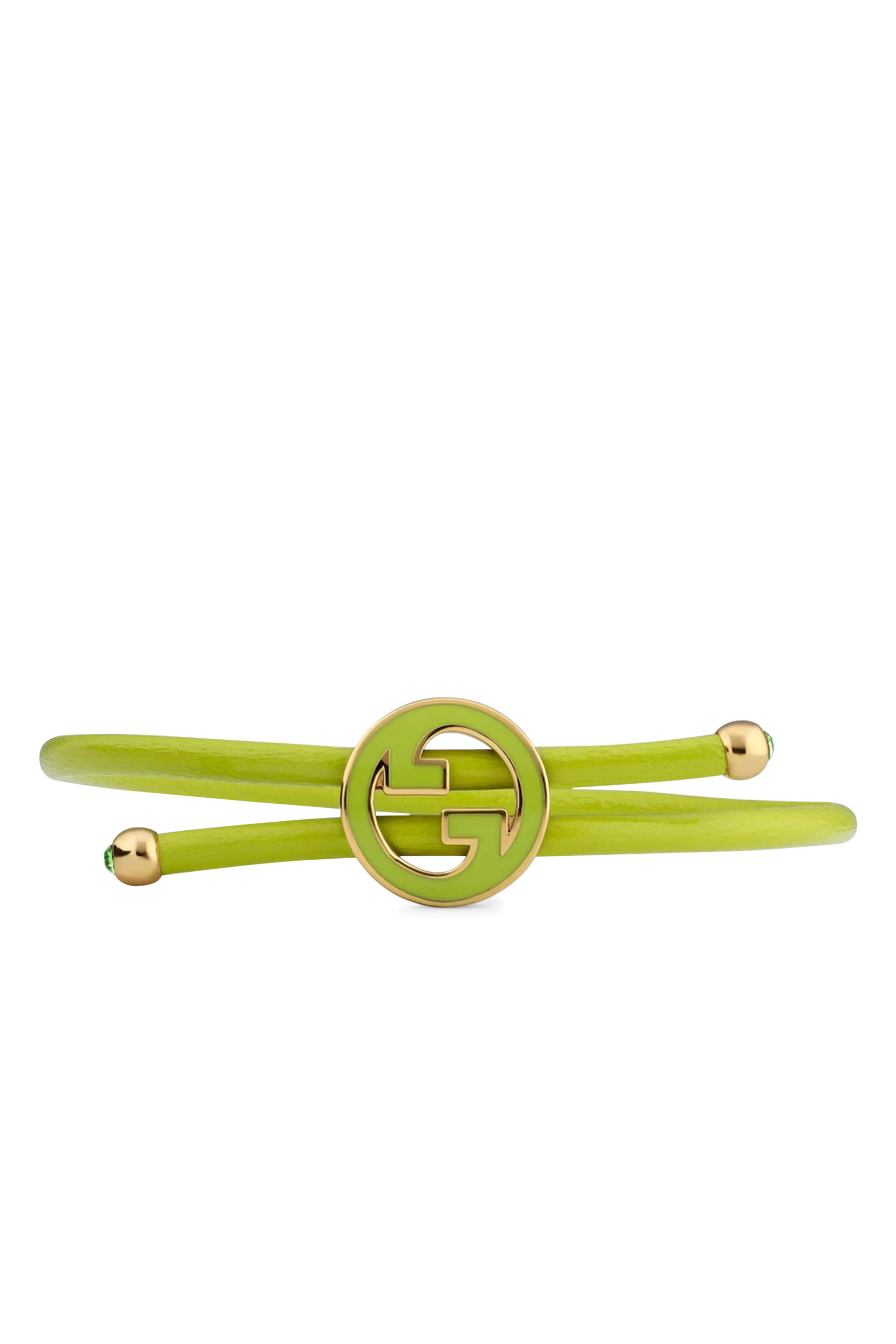 Enamel Round Interlocking G Bracelet