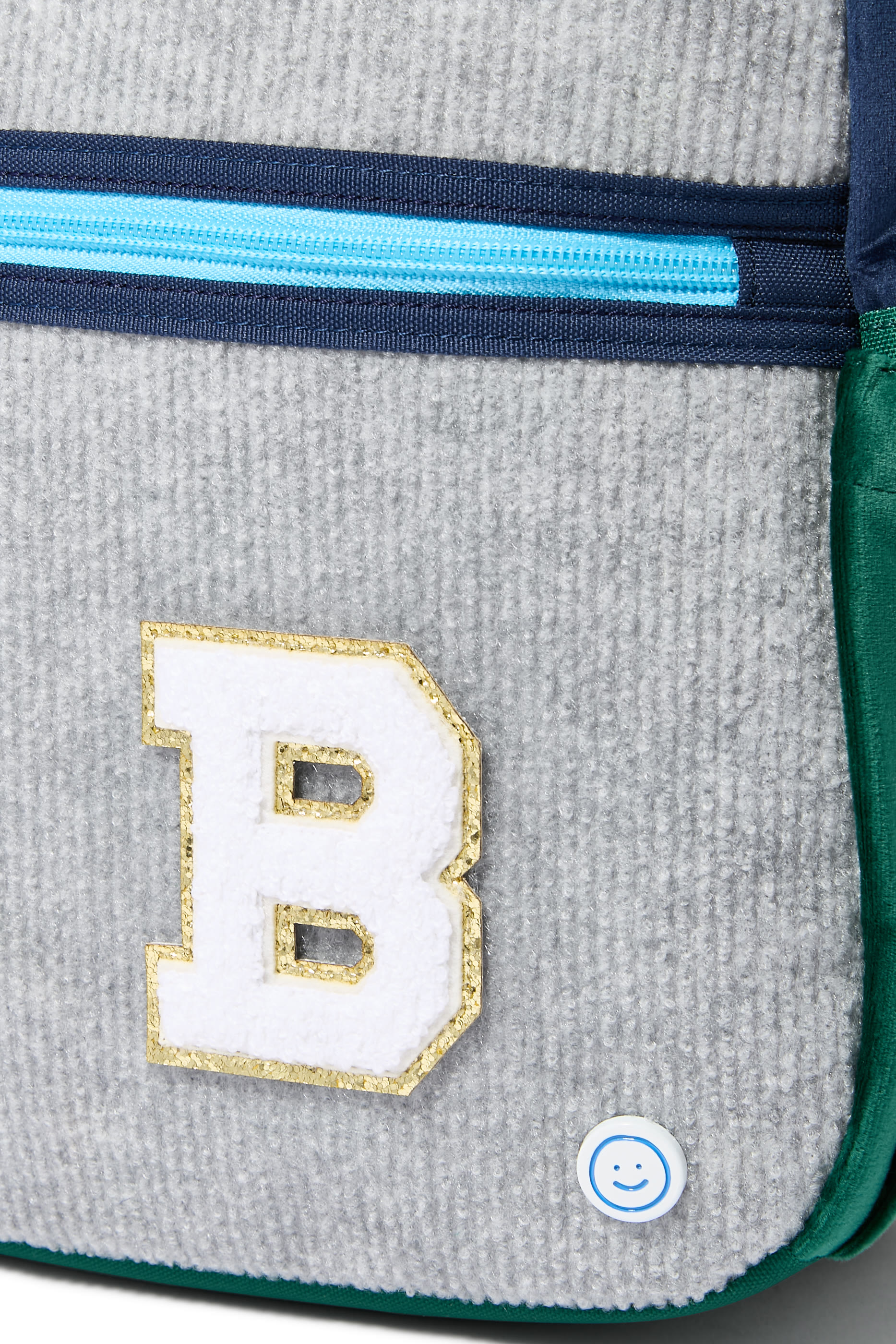 Kids Chenille Sparkle Letter 'B' Patch