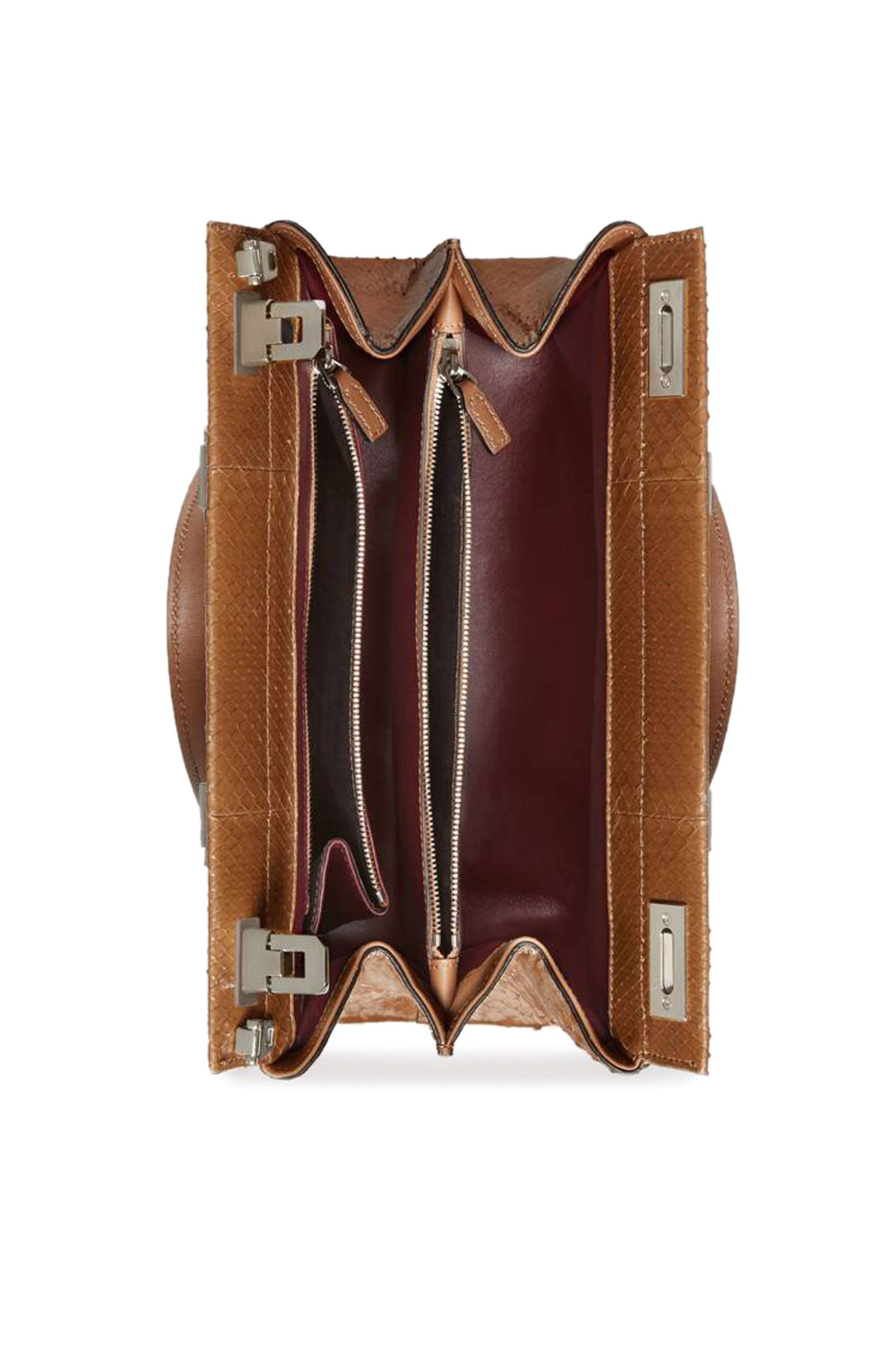 Zumi Snakeskin Small Top Handle Tote