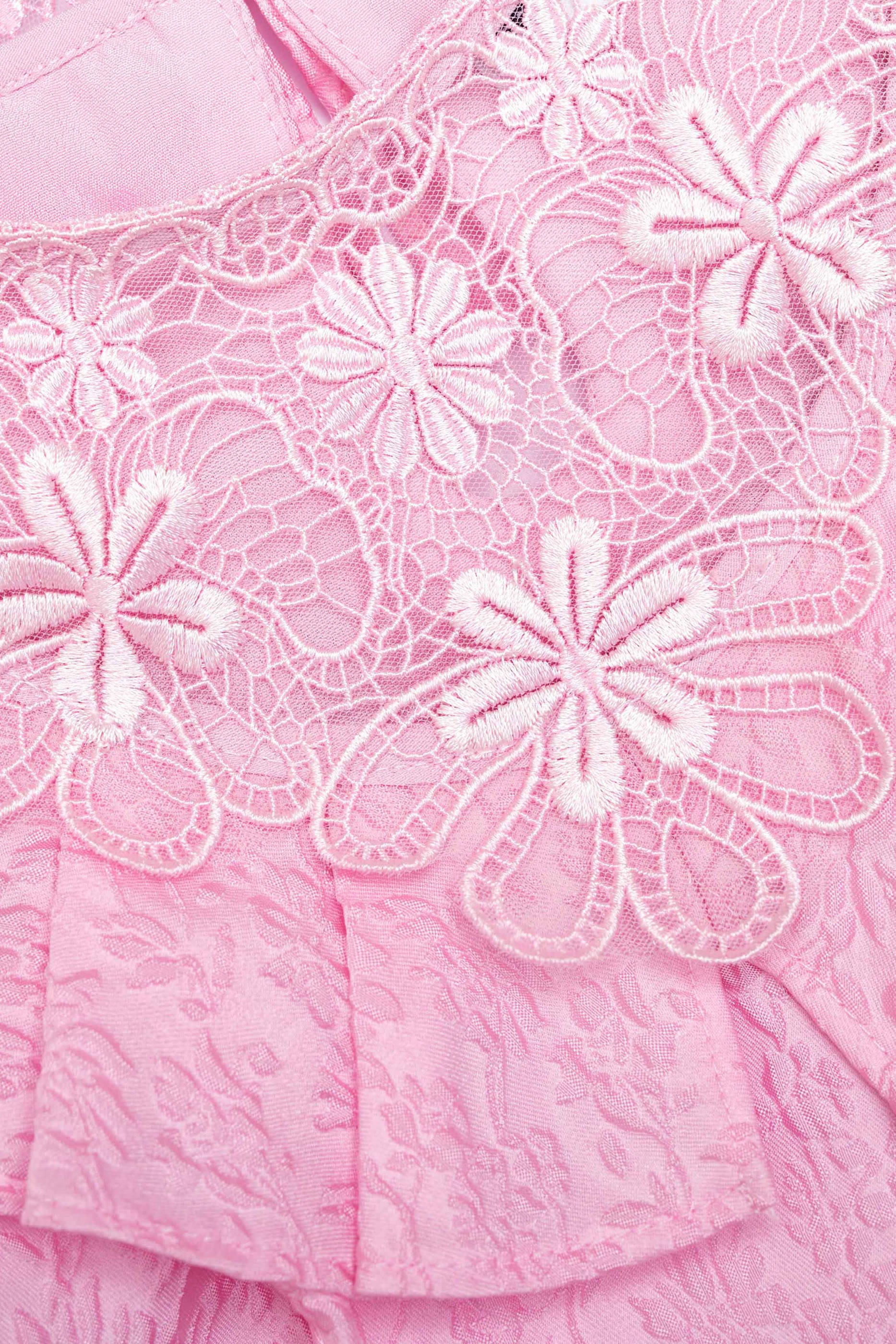 Kids Textured Crepe Mini Dress