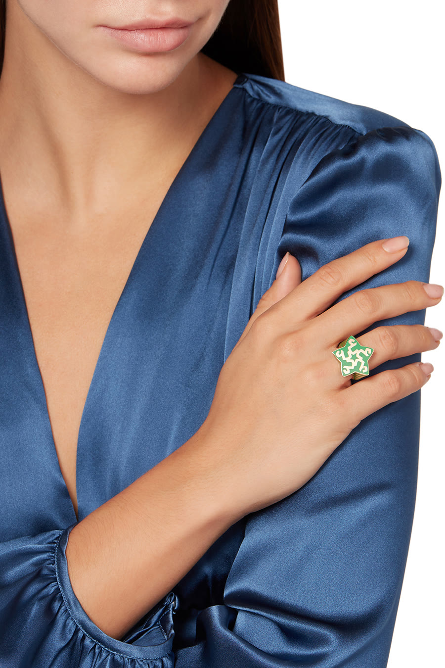 Letter Ein Star Ring