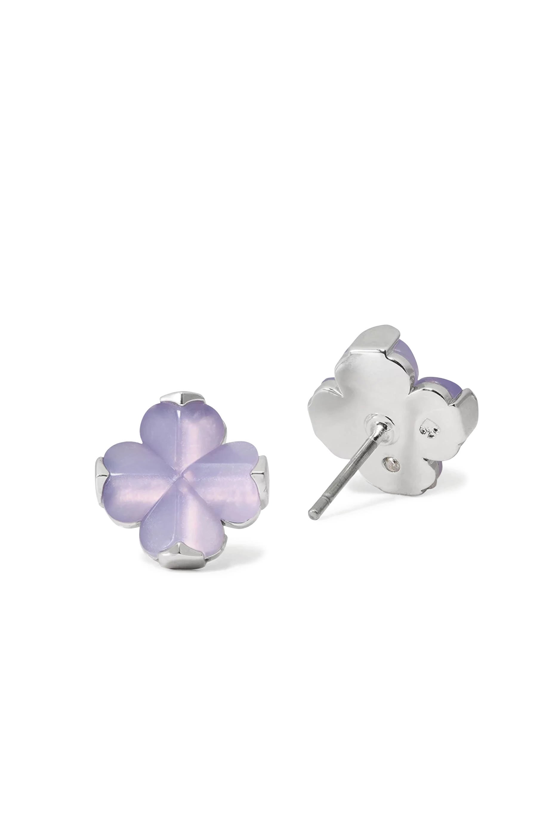 Spade Flower Studs