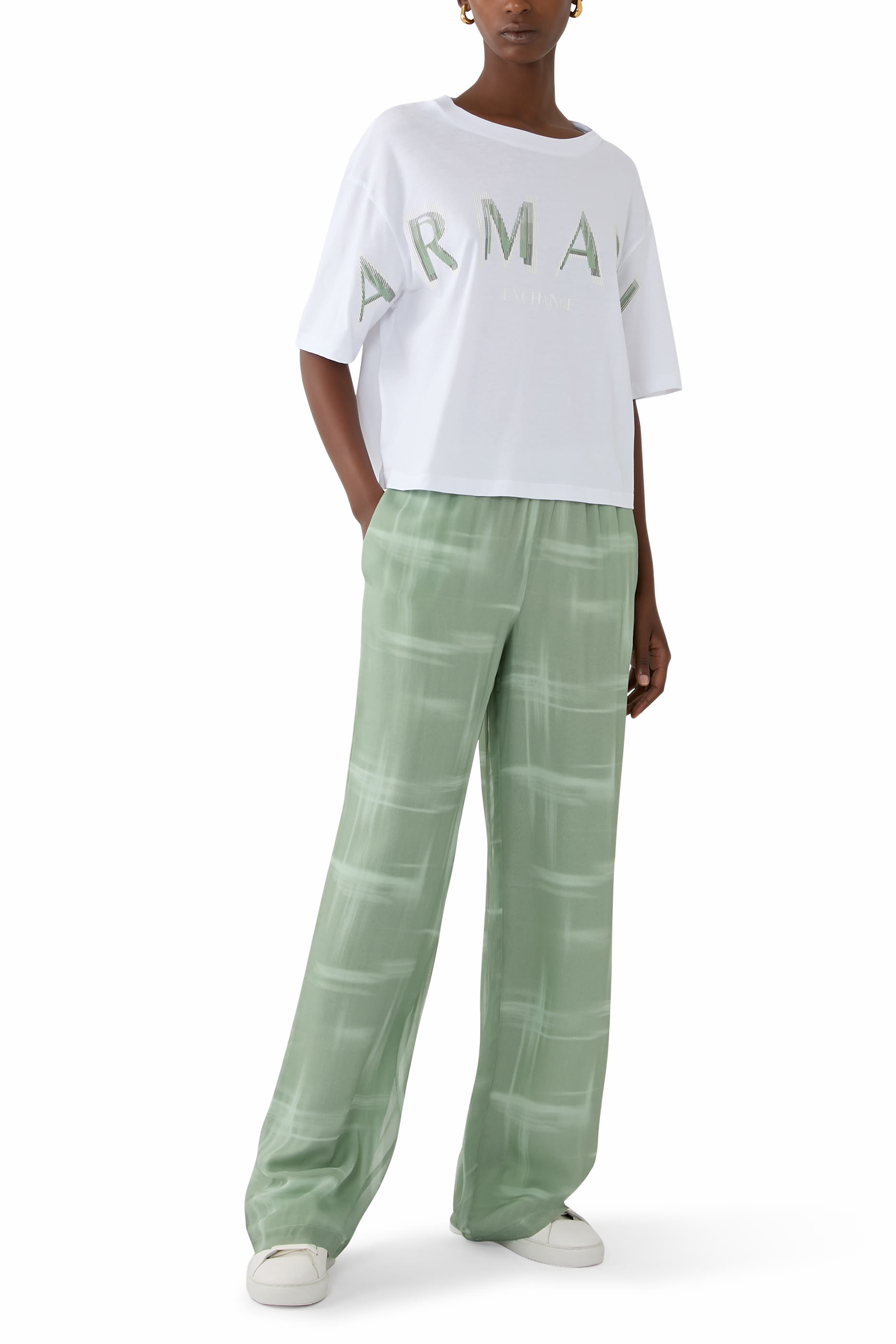 The Grid Logo Crop T-Shirt