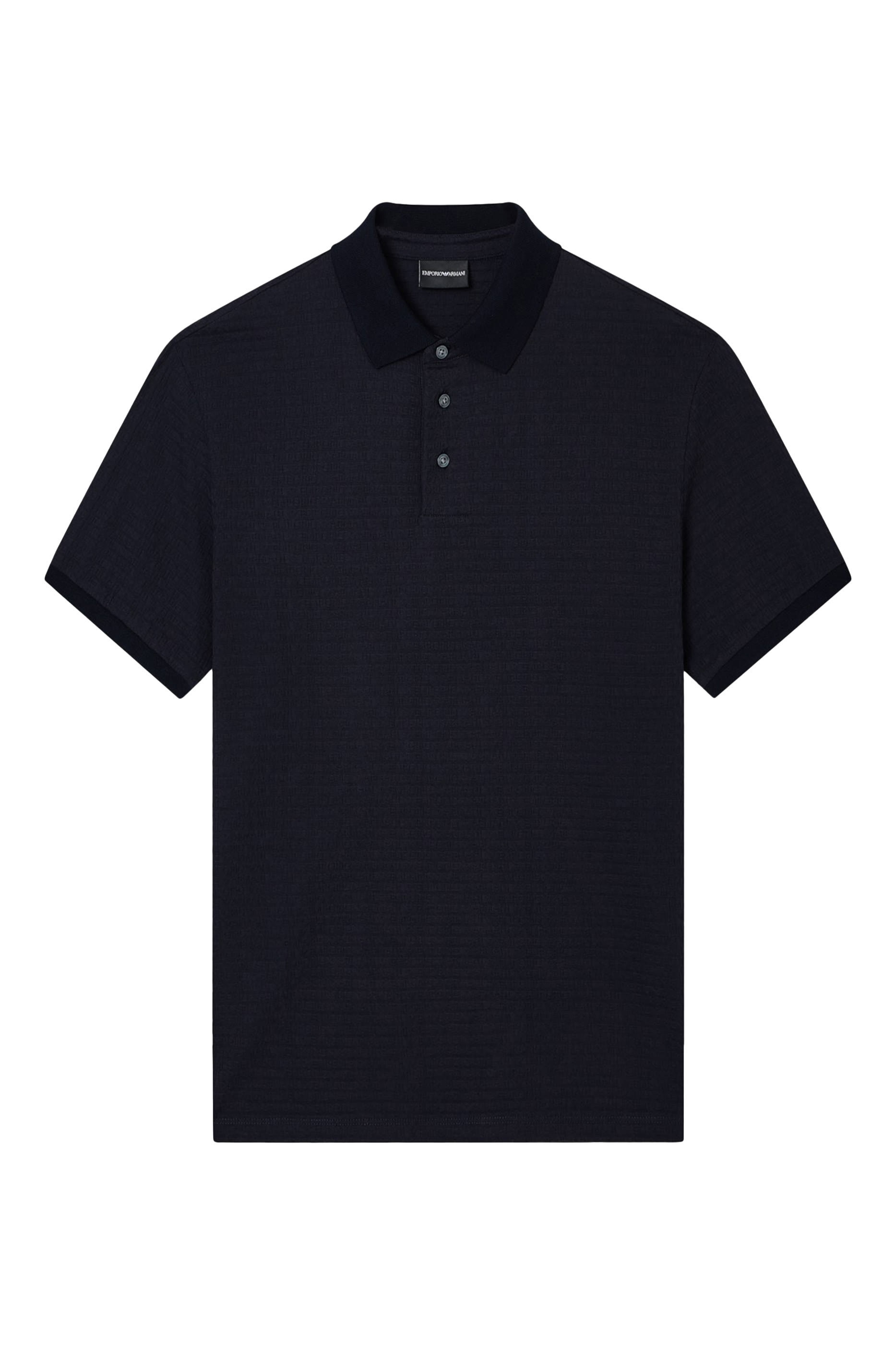 Micro EA Text Logo Polo Shirt