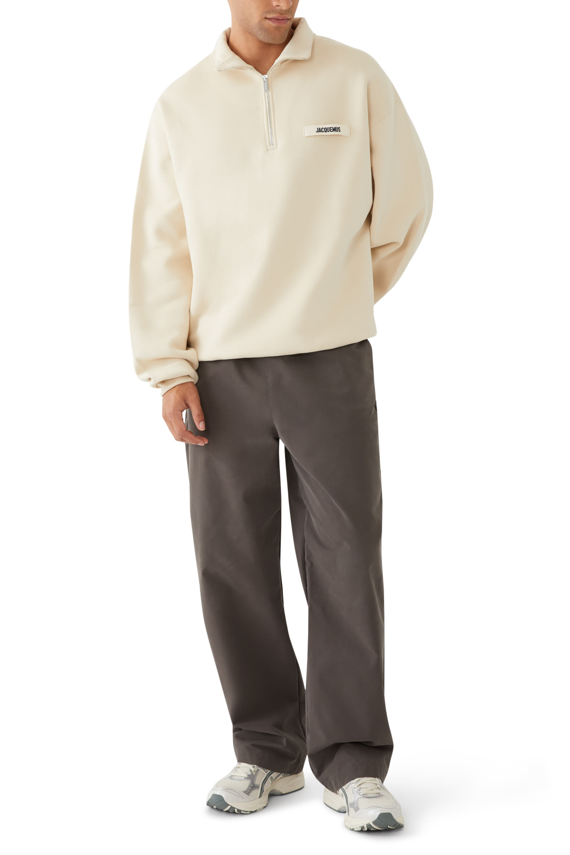 Logo Half Zip Sweatshirt