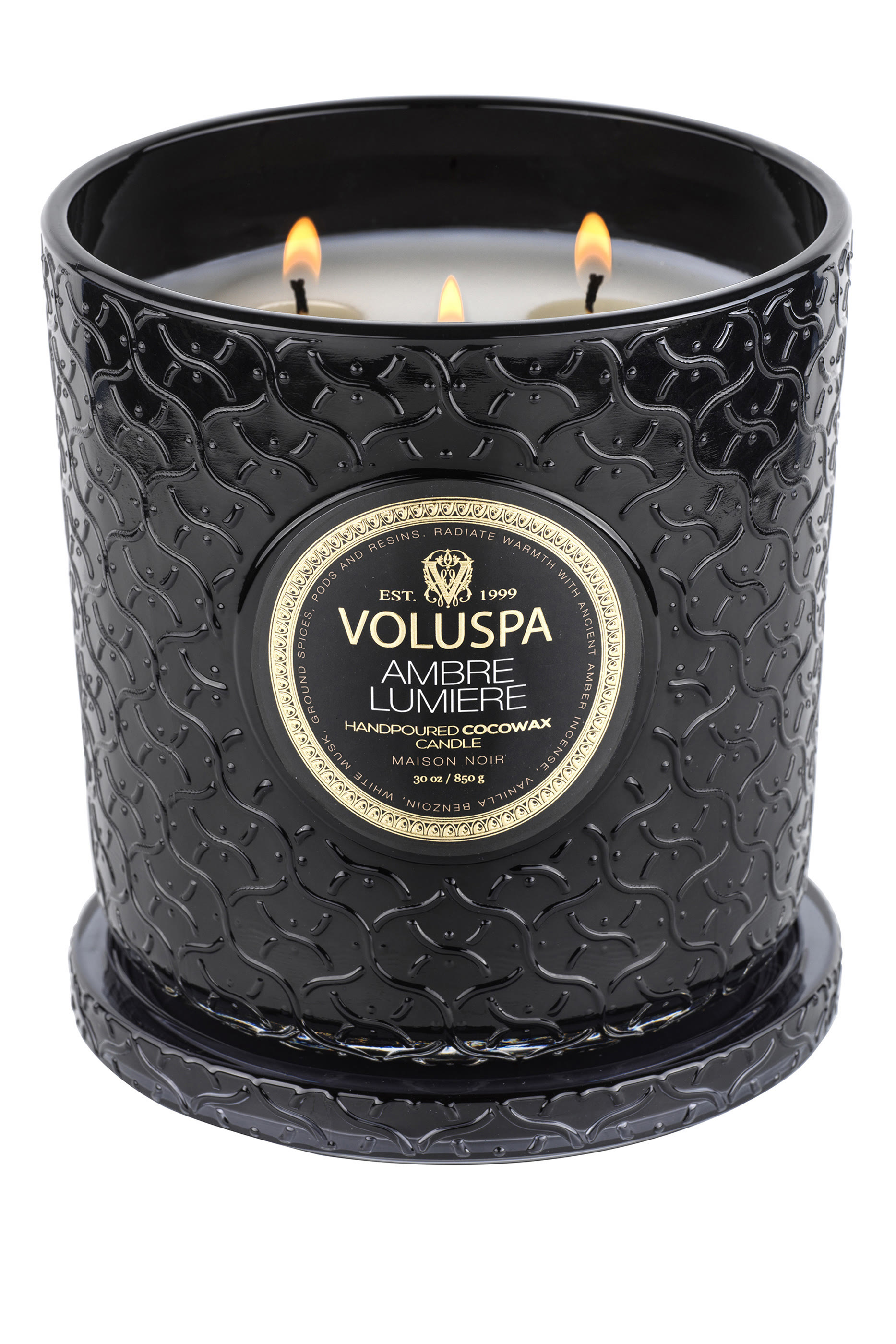 Ambre Lumiere Luxe Candle