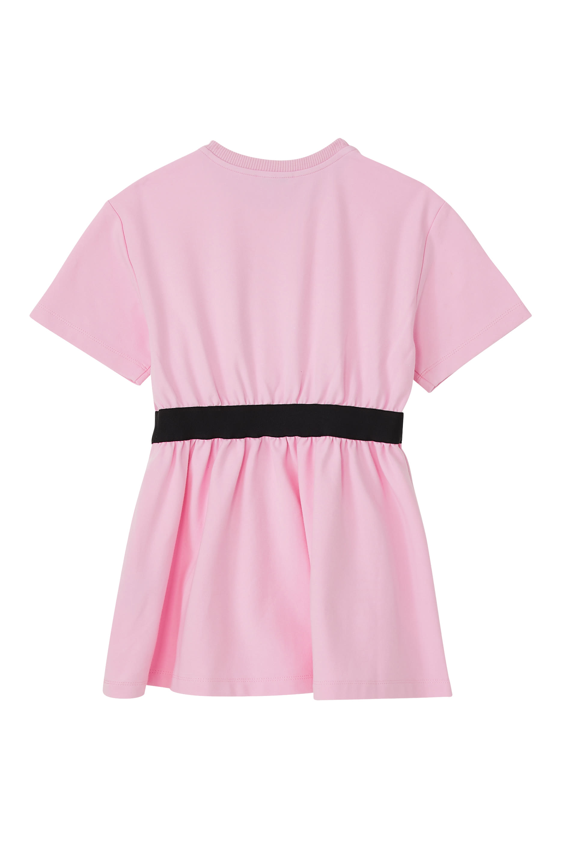 Logo Belt Jersey Dress