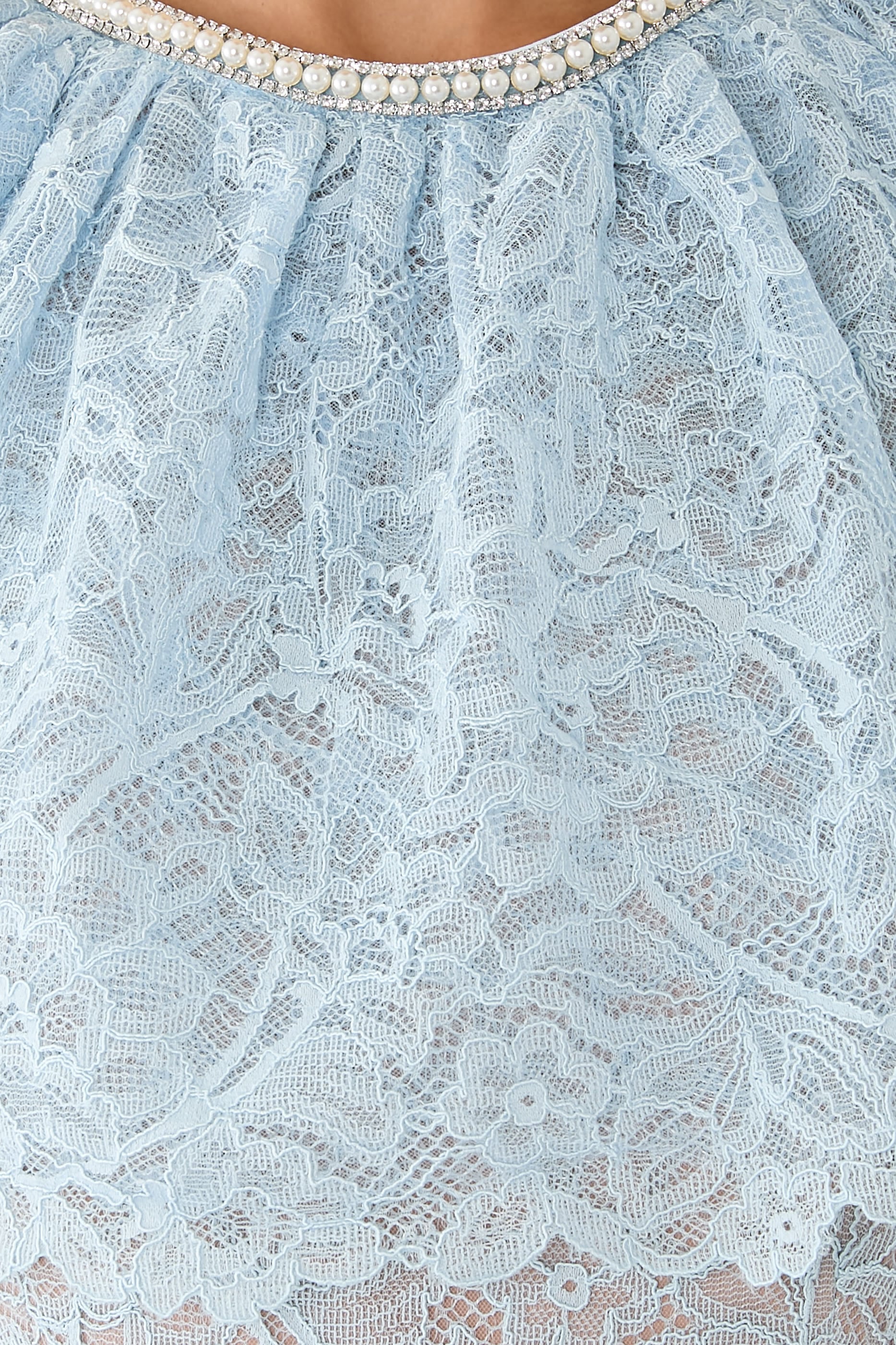 Lace Cape Midi Dress