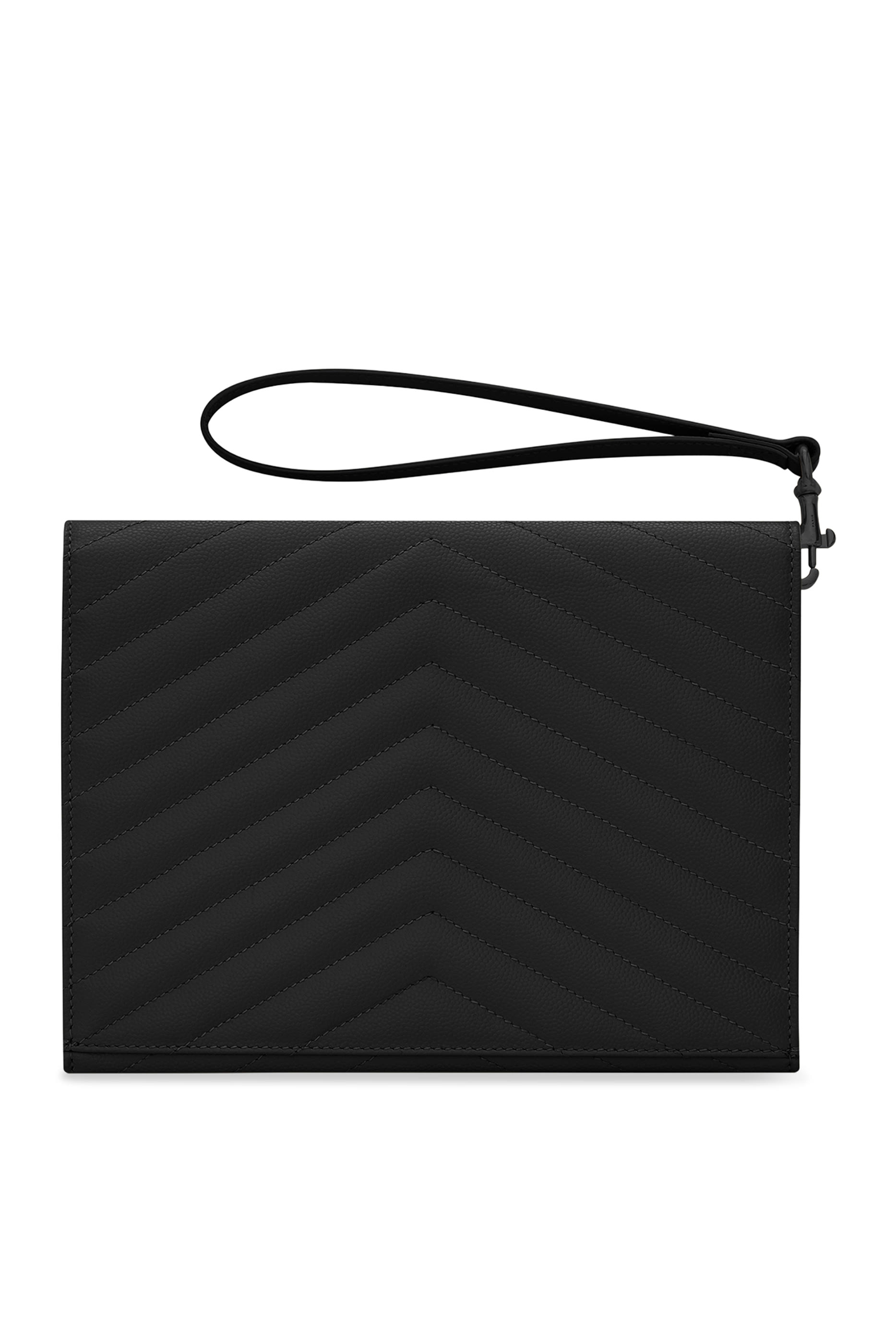 Cassandre Matelass&eacute; Flap Pouch in Grain De Poudre Leather