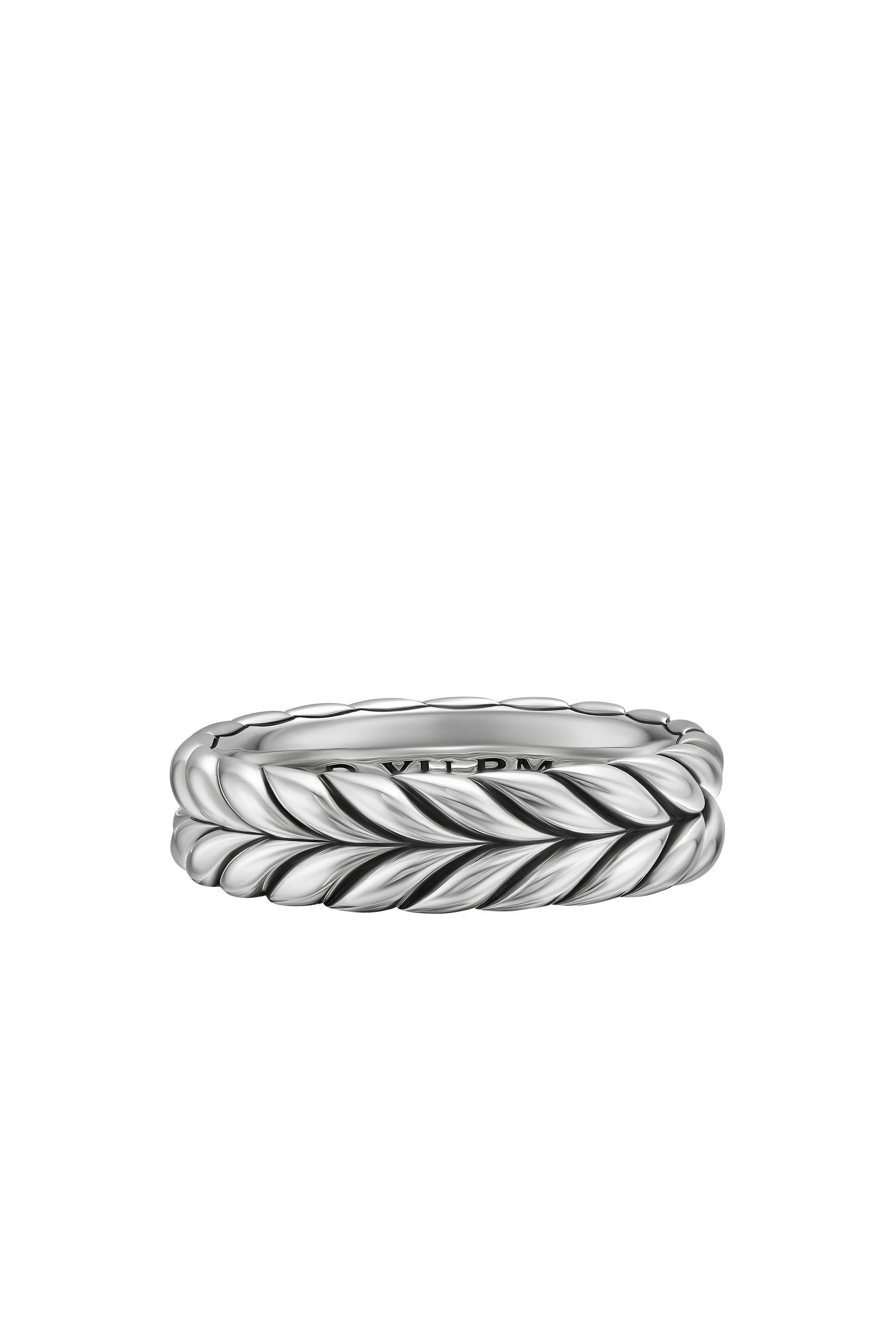 Chevron Band Ring, Sterling Silver