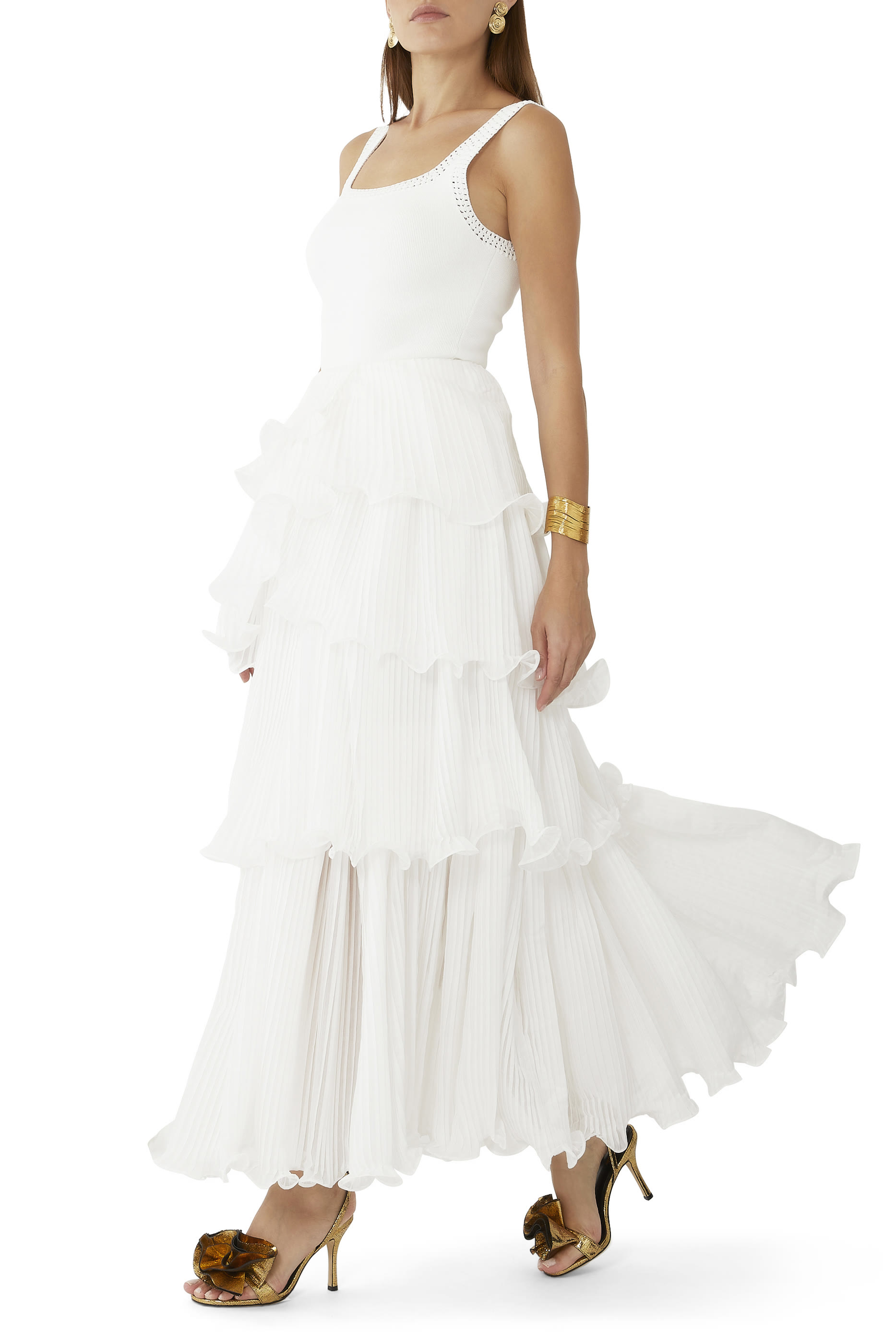 Tazia Crocheted Edge Tank