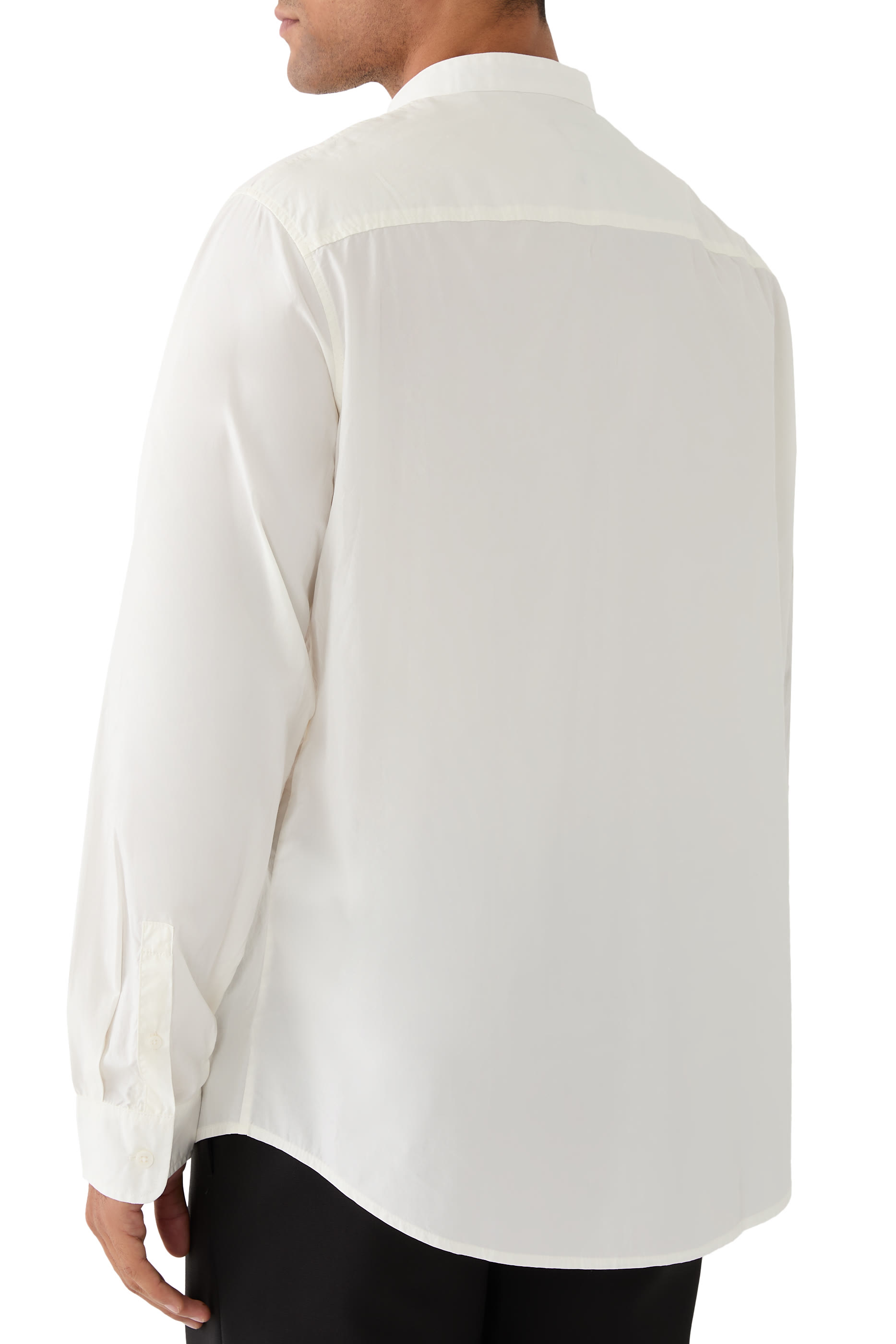 AX Logo Tessuto Long Sleeve Shirt