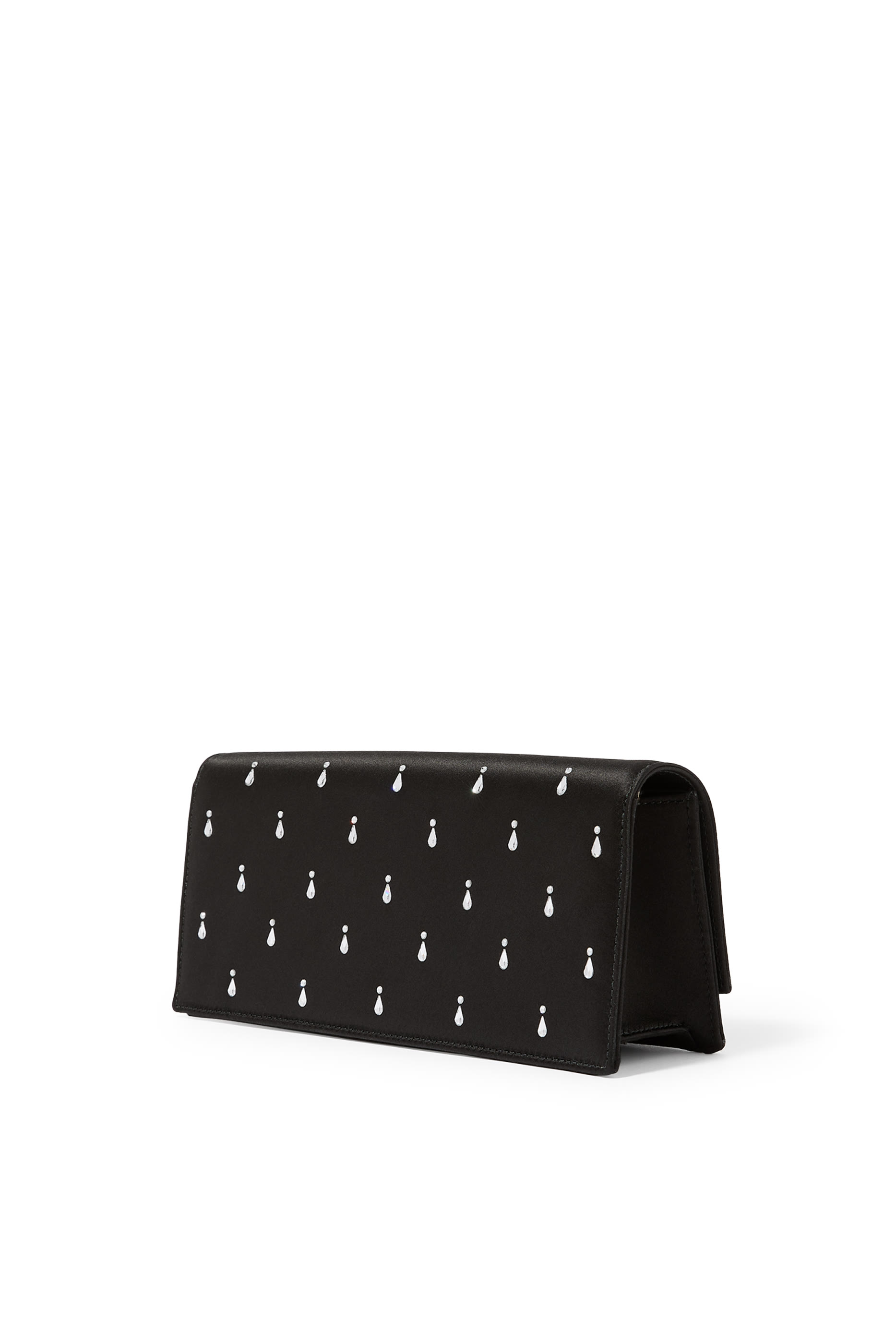 Vivien Satin Embellished Clutch Bag