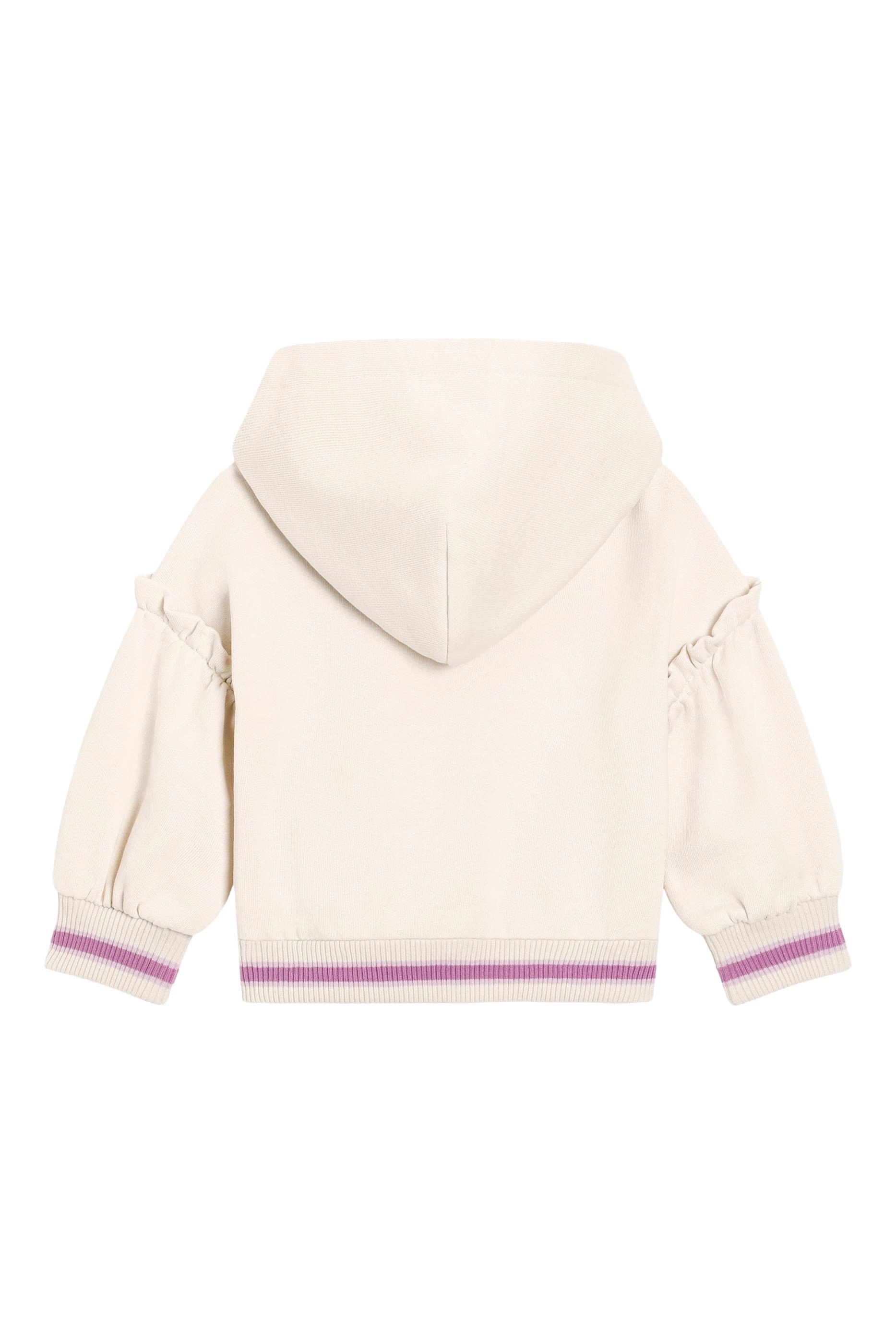 Kids Violets Embroidered Fleece Hoodie