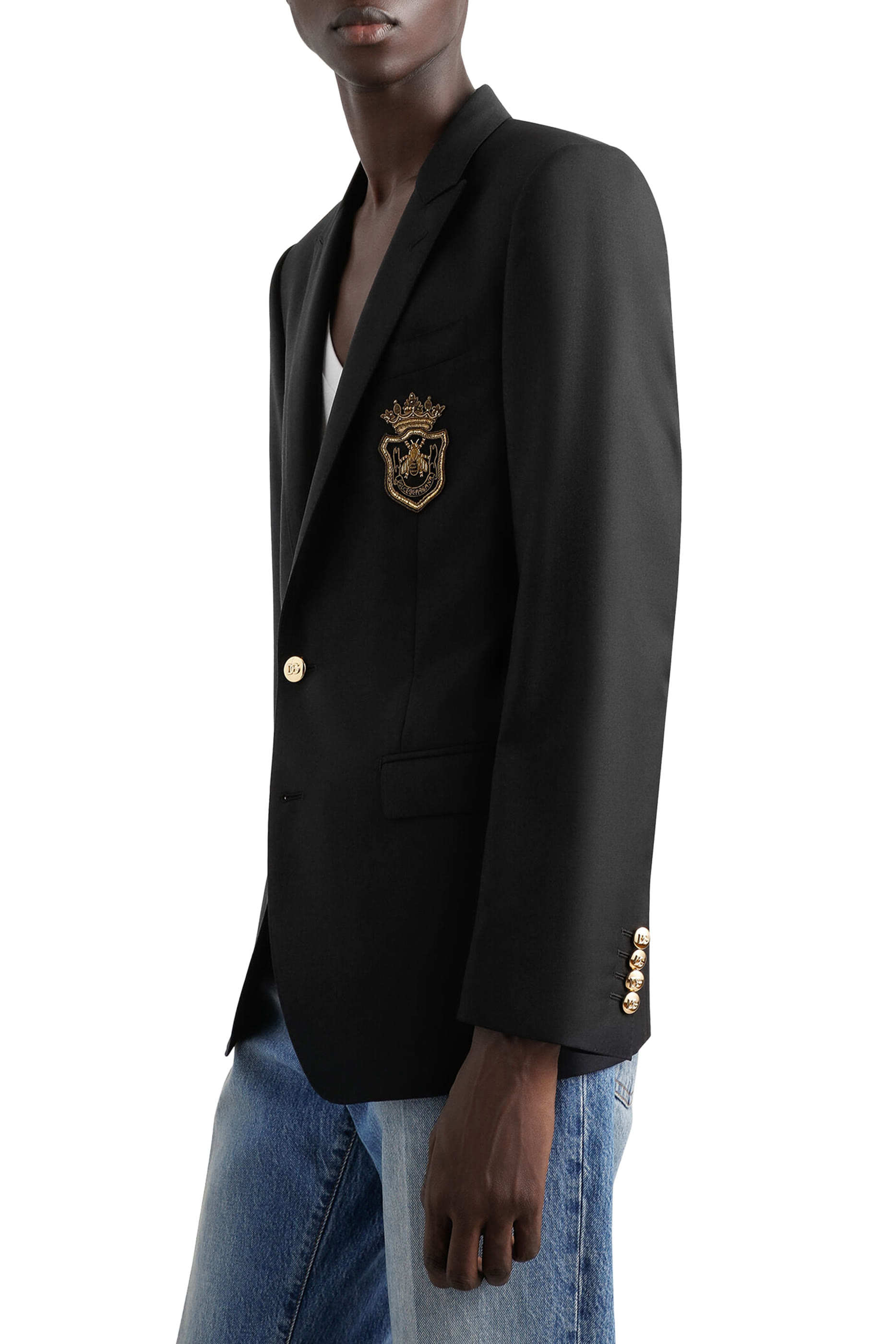 Single-Breasted Martini-Fit Jacket