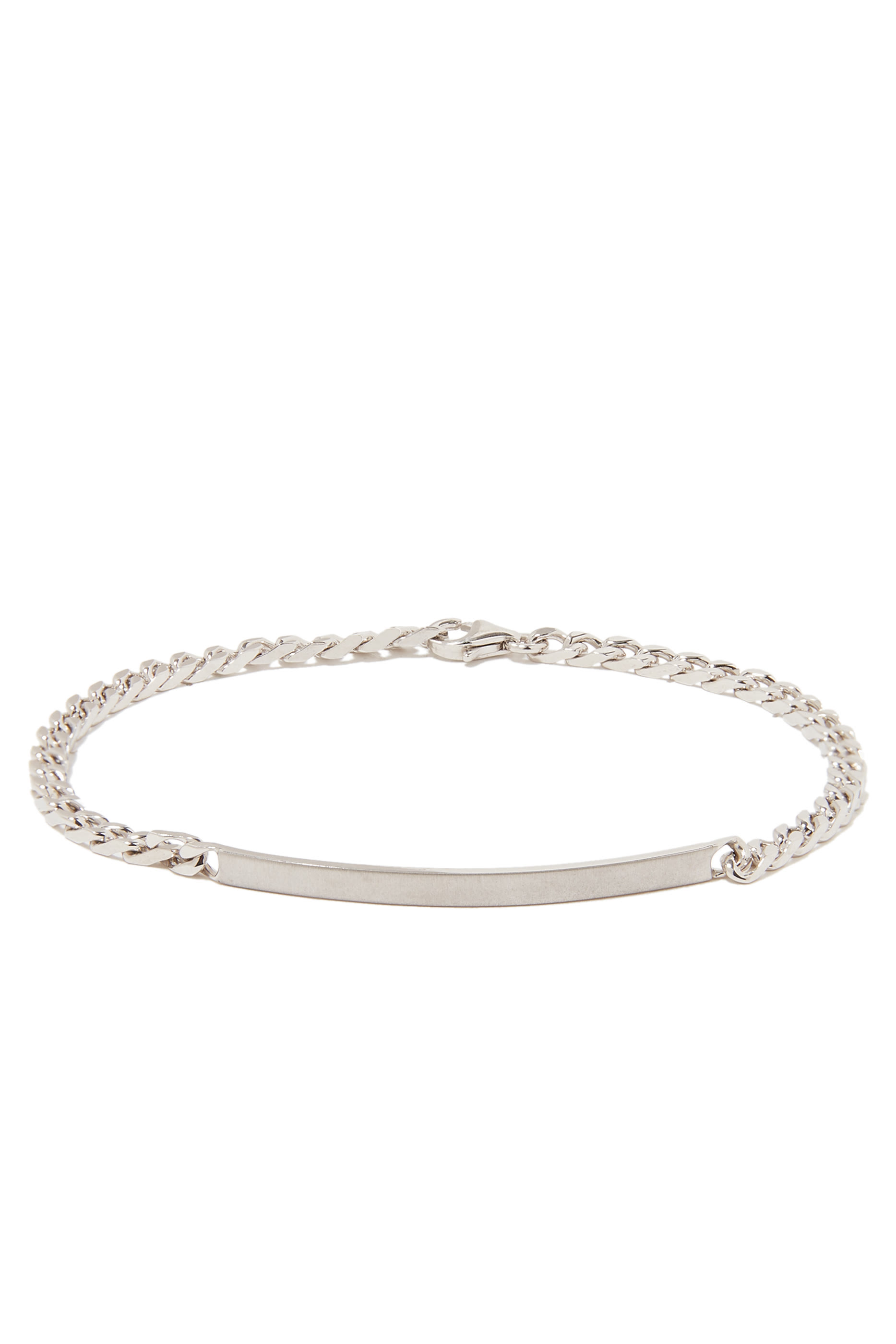 ID Chain Silver Bracelet