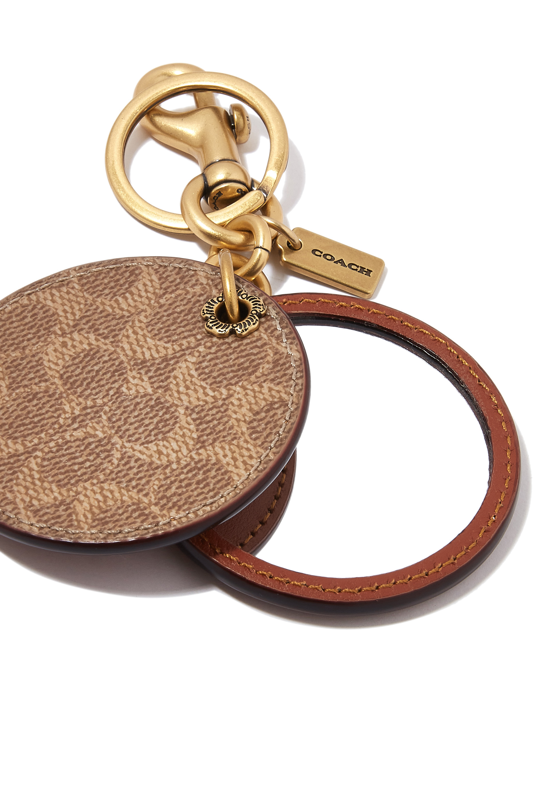 Mirror Bag Charm In Signature Canvas