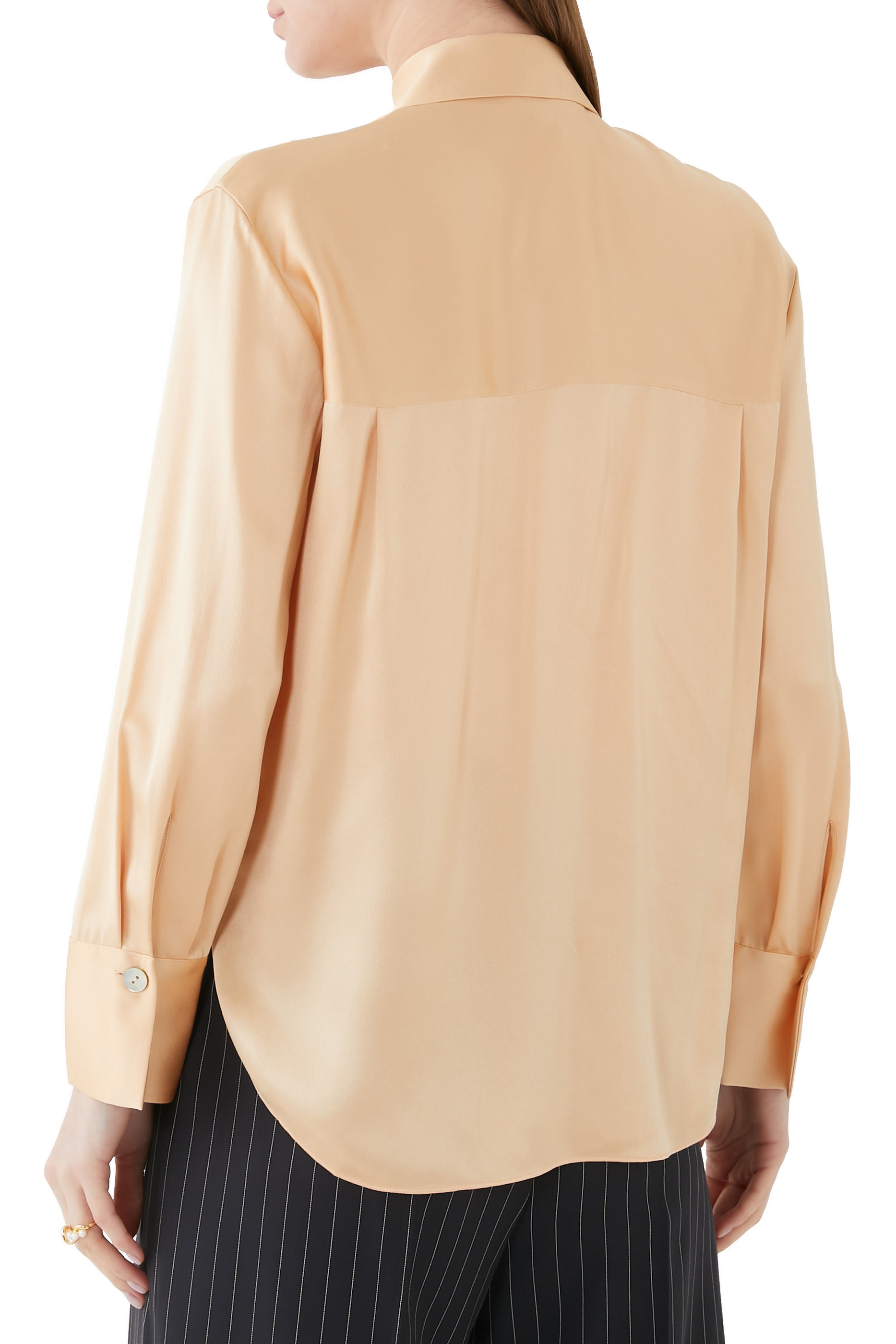 Long Sleeve Silk Blouse