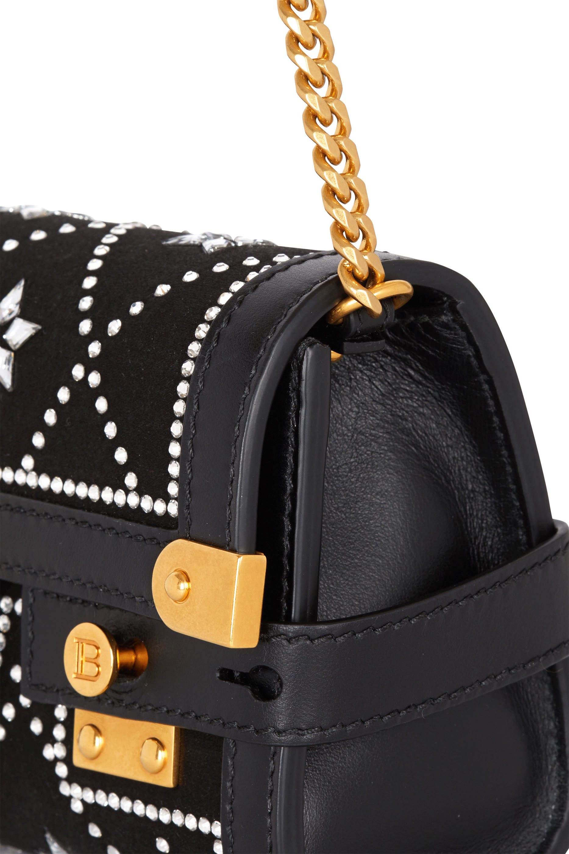 B-Buzz 23 Leather & Star Strass Shoulder Bag