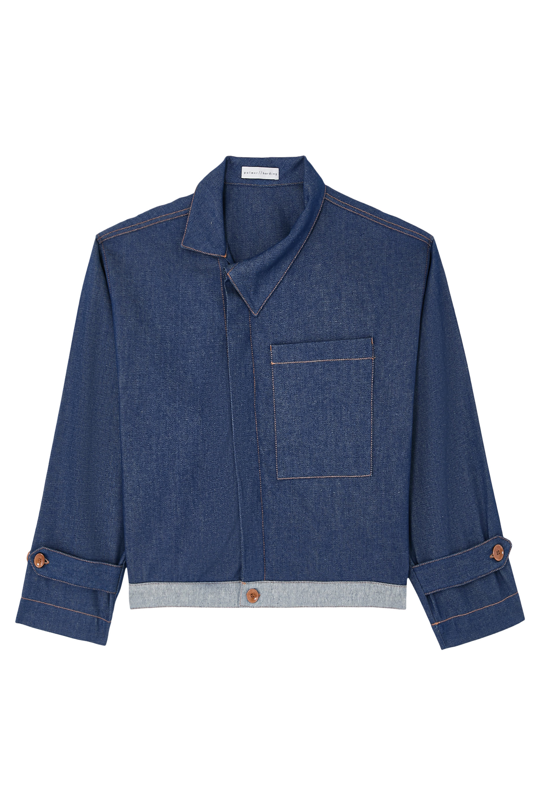 Sanctuary Denim Asymmetric Boxy Jacket