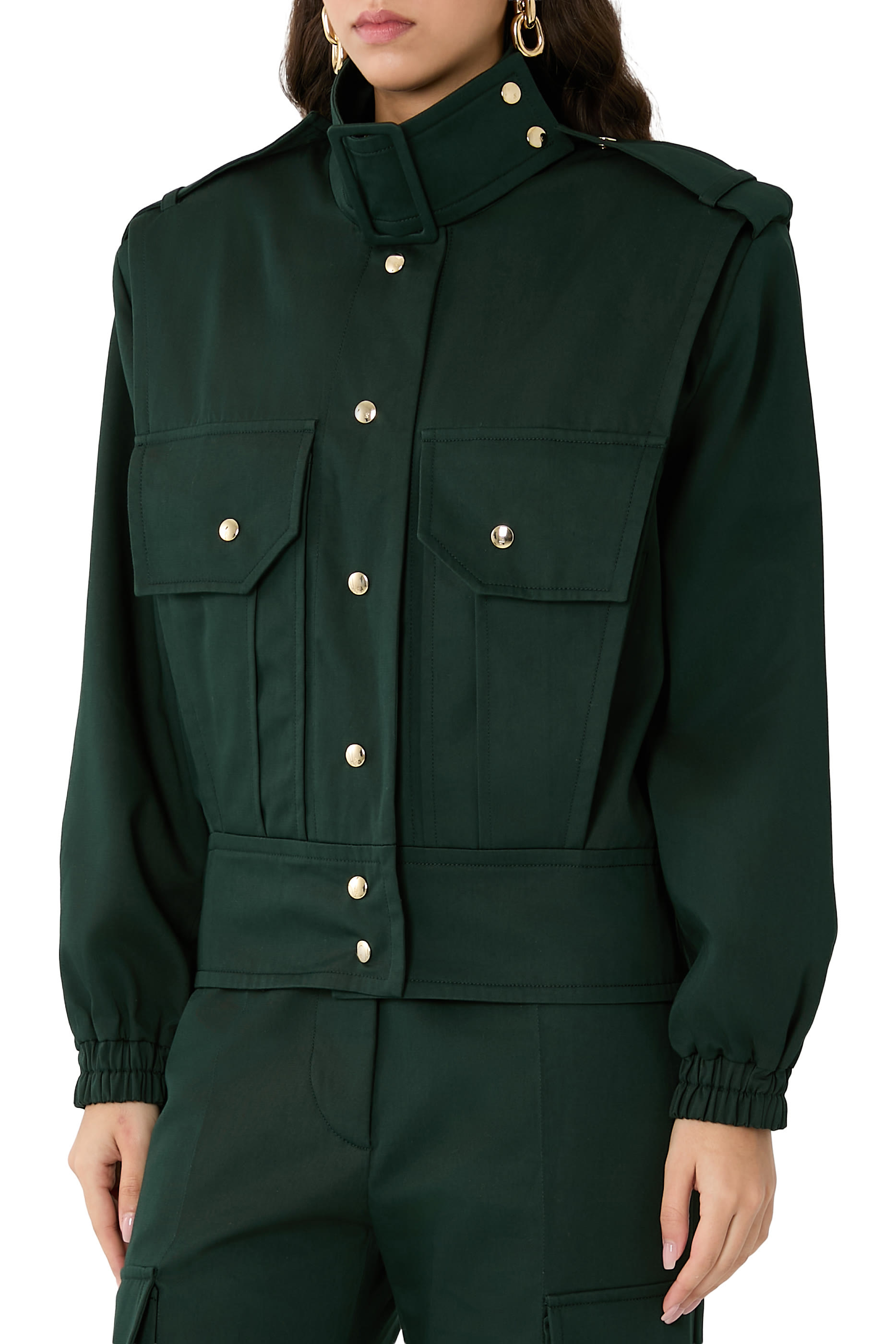 Volume Belted Blouson