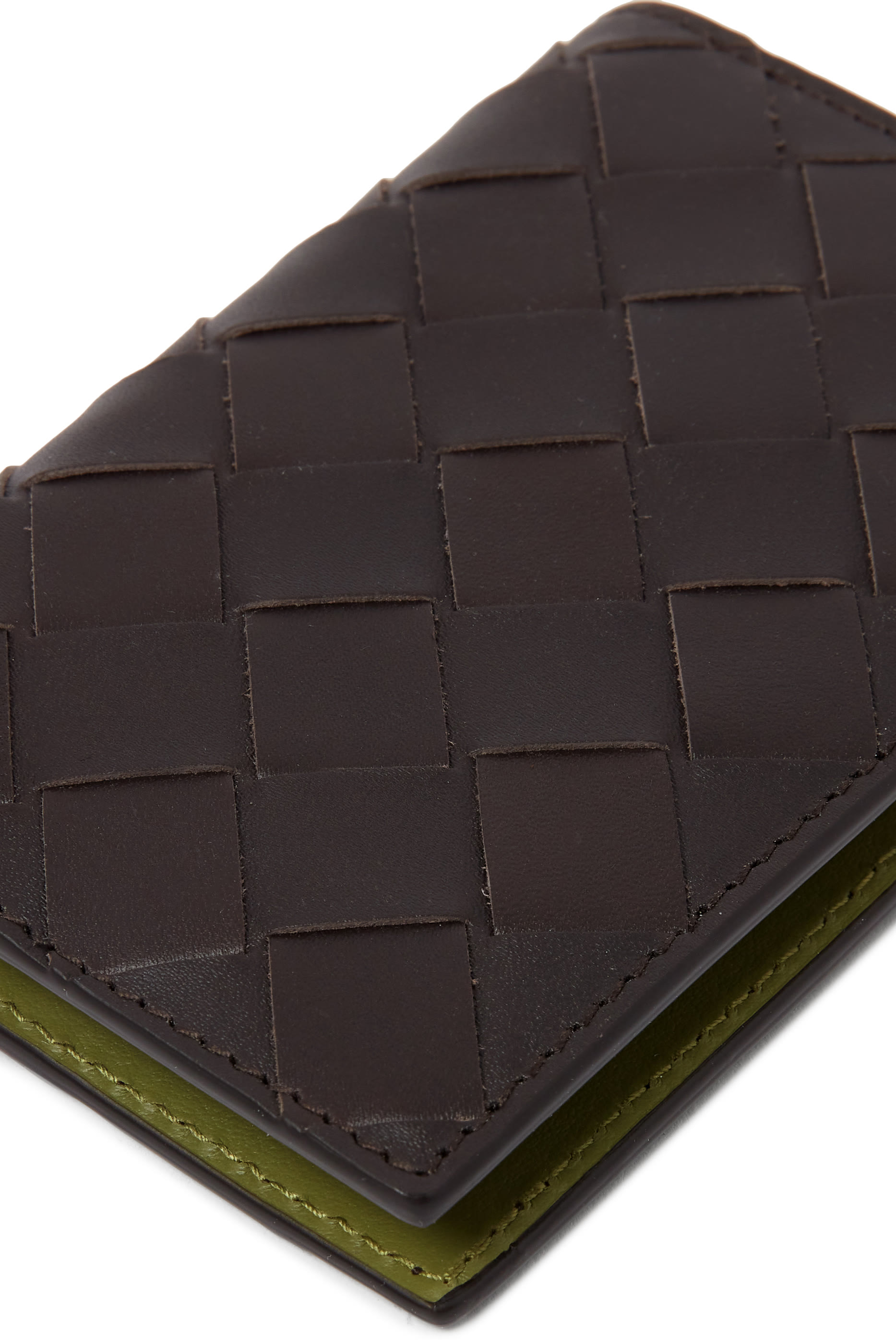 Intrecciato Flap Card Case