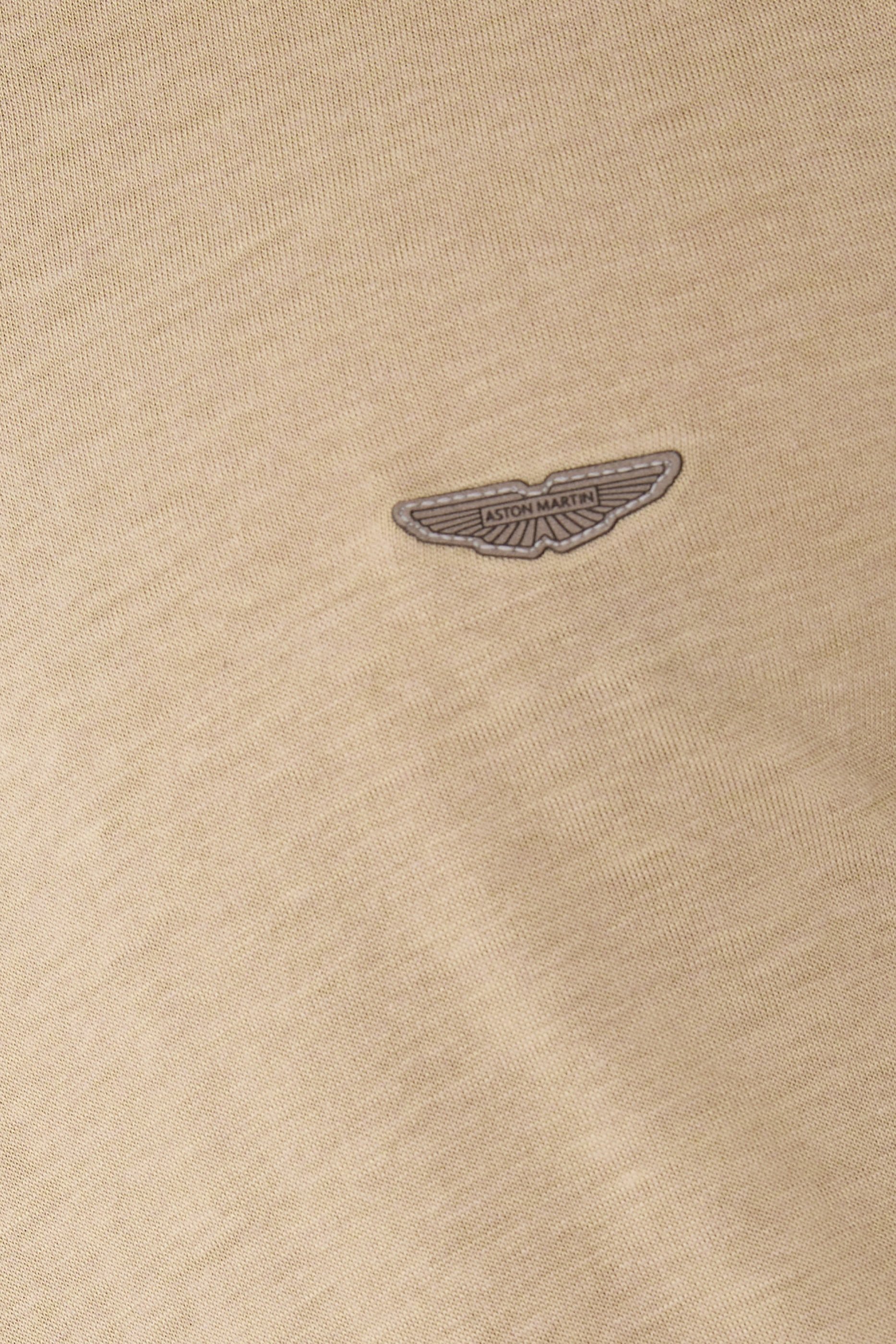 x Aston Martin T-Shirt with Nubuck Logo
