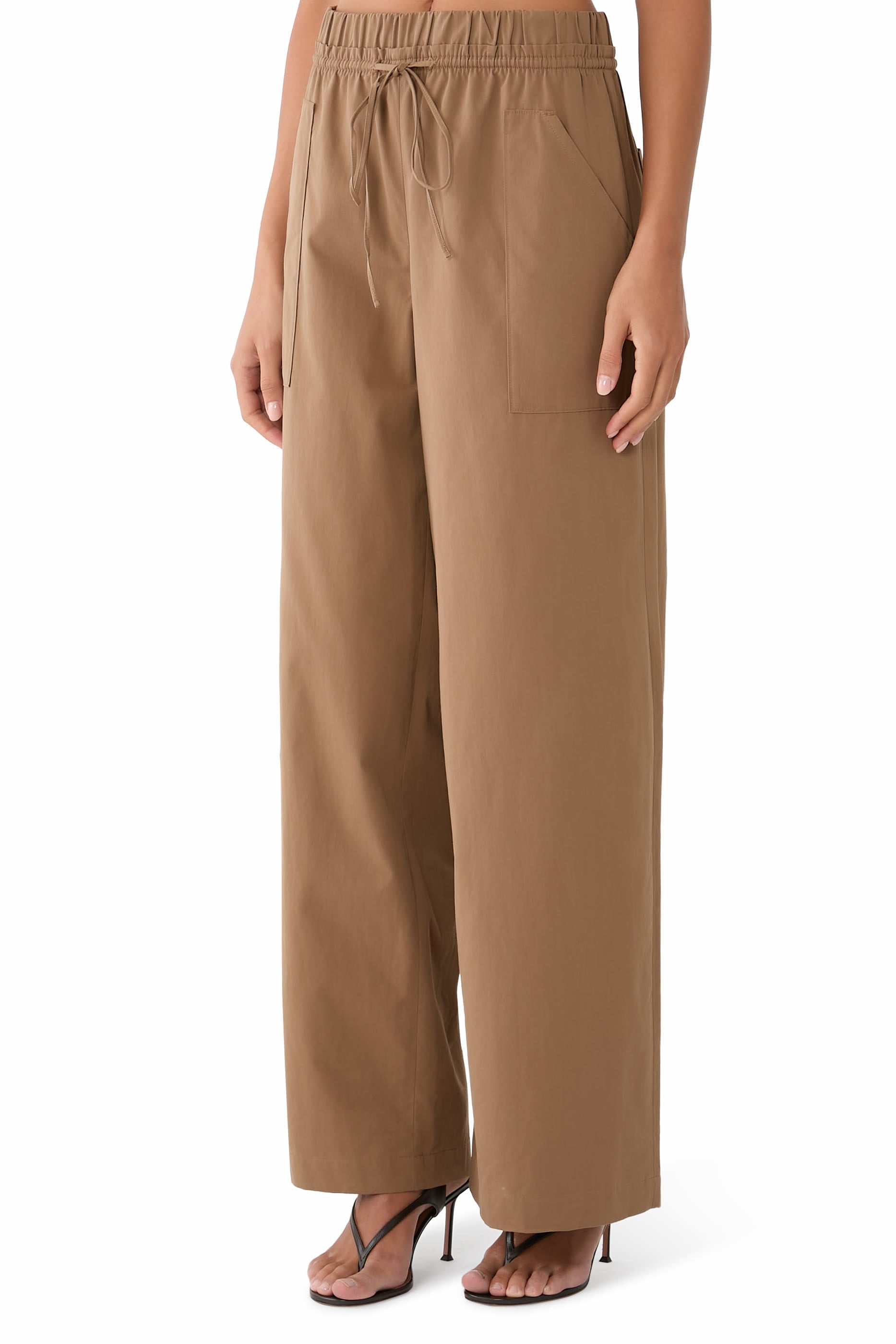 Double-Waist Drawstring Pants