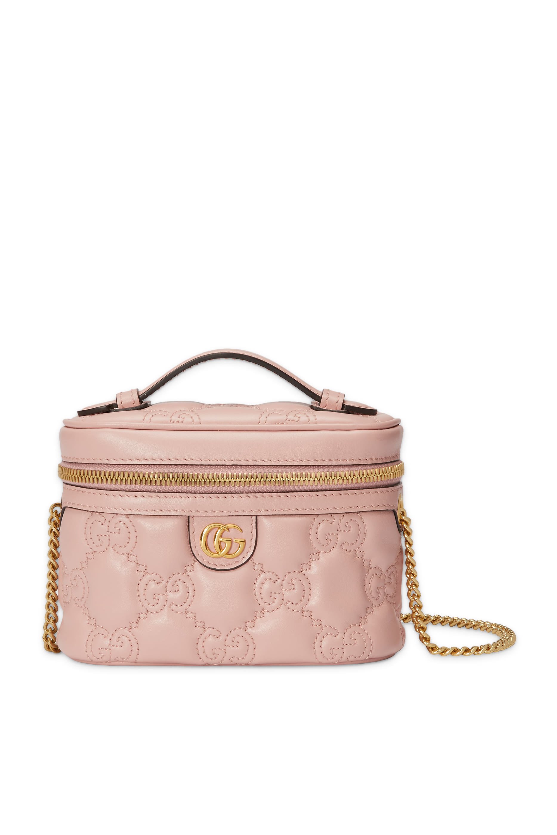 GG Matelass&eacute; Top Handle Mini Bag