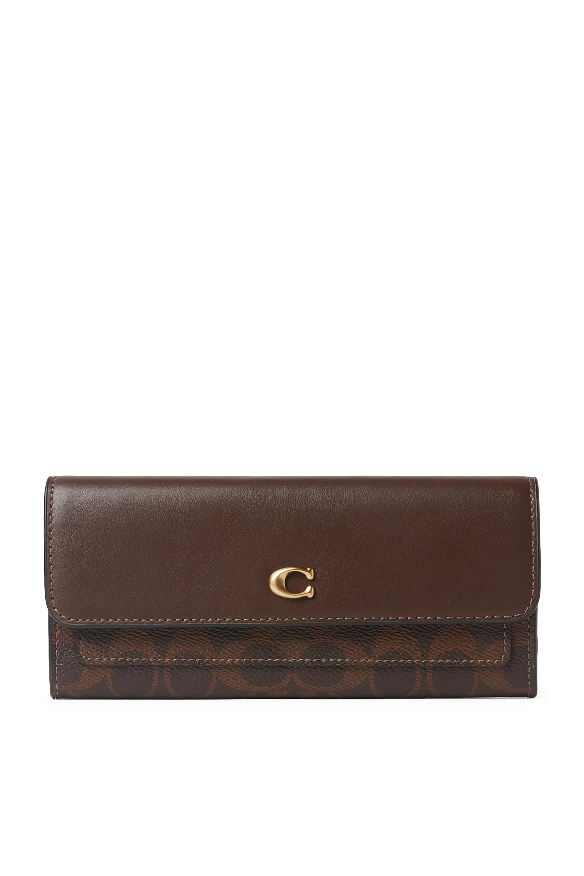  Essential Signature Canvas Long Wallet