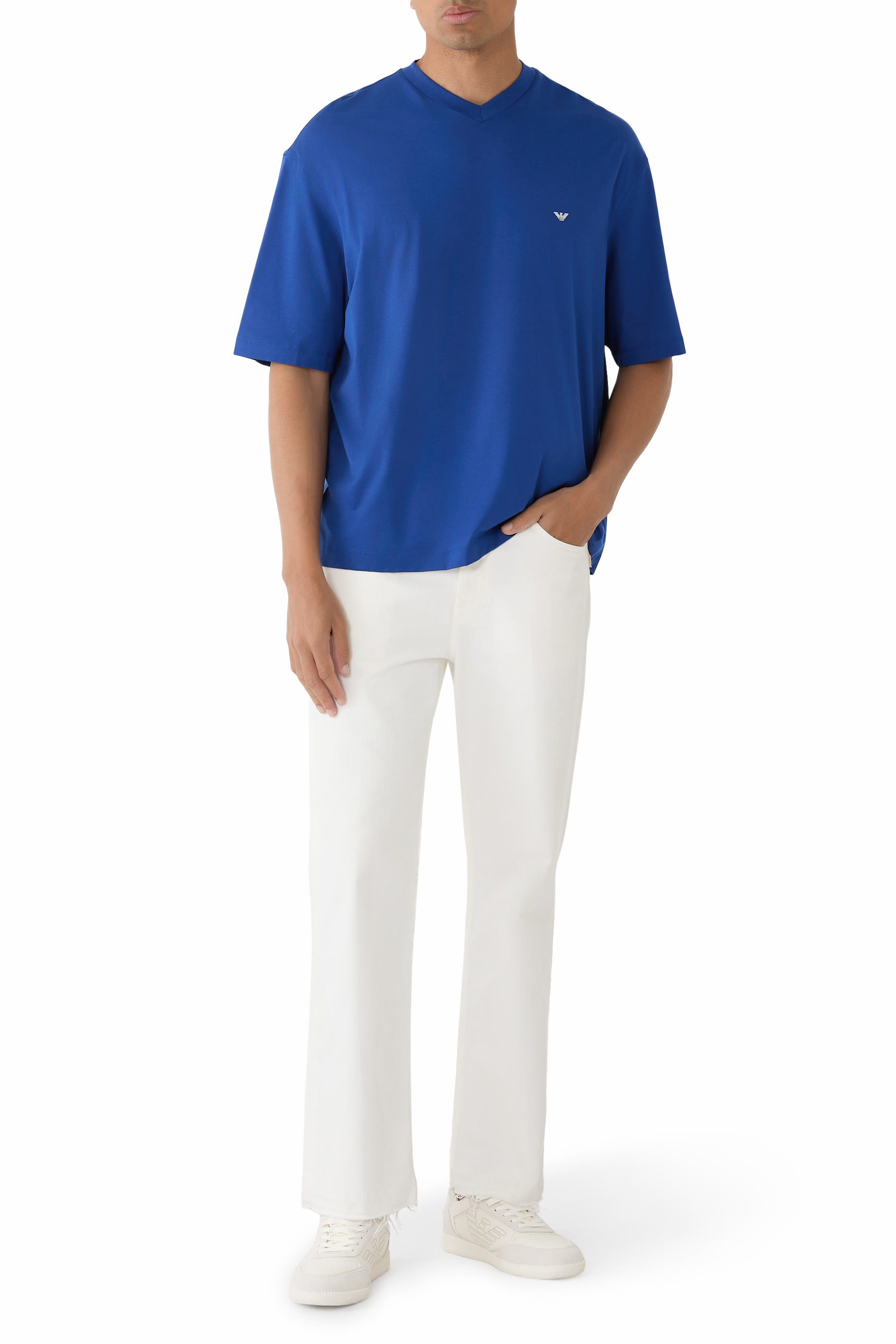 Macro EA Text Logo Polo Shirt