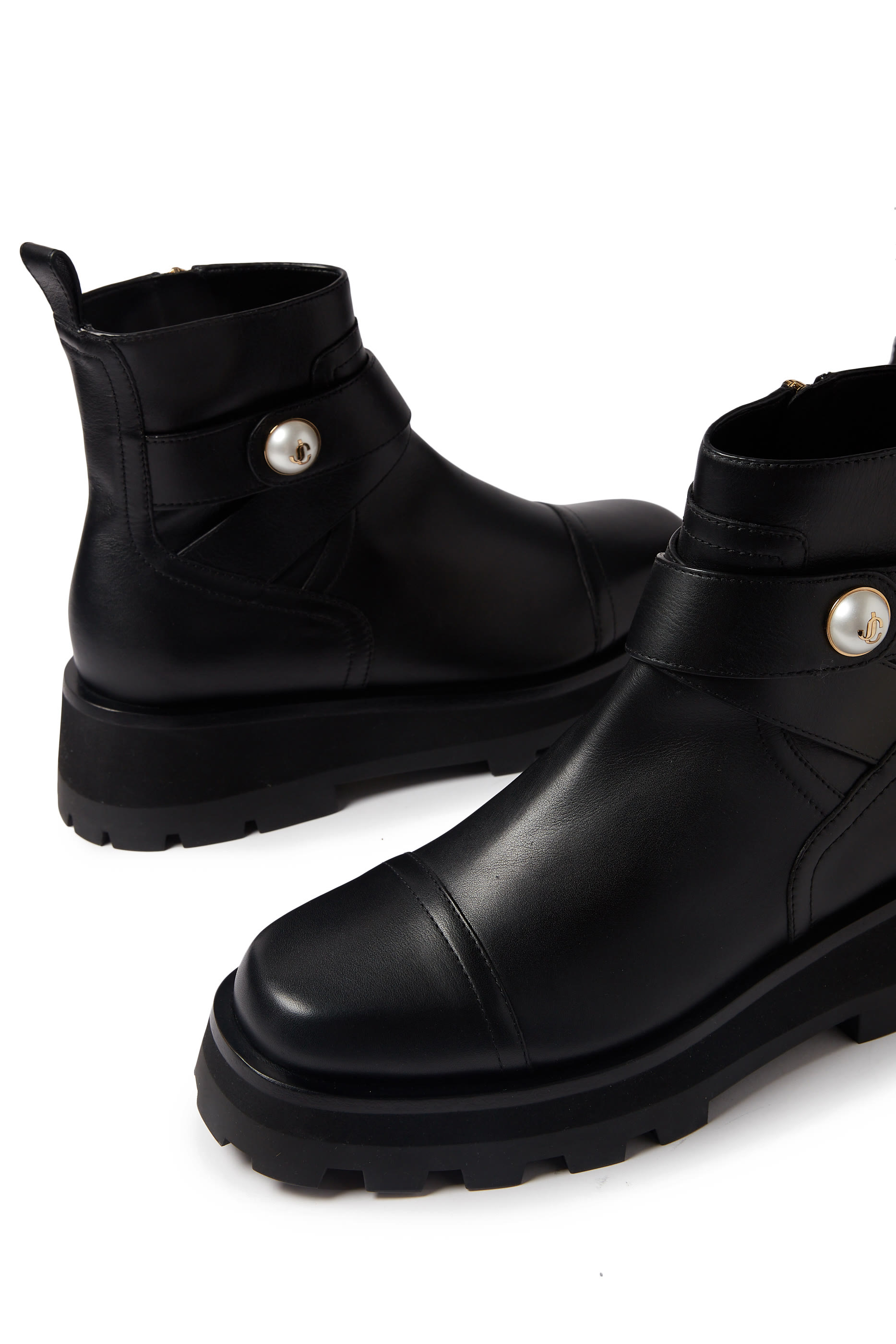 Meena Flat Leather Boots