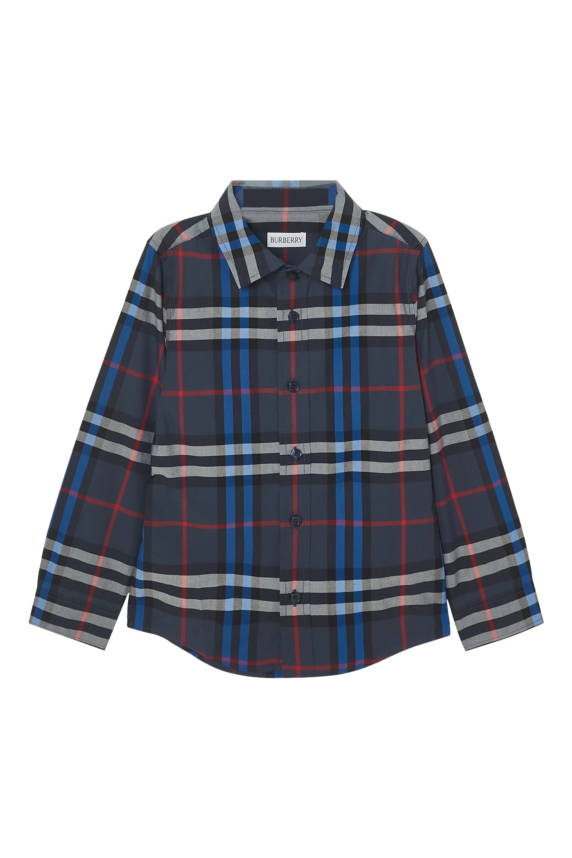 Kids Check Cotton Shirt 