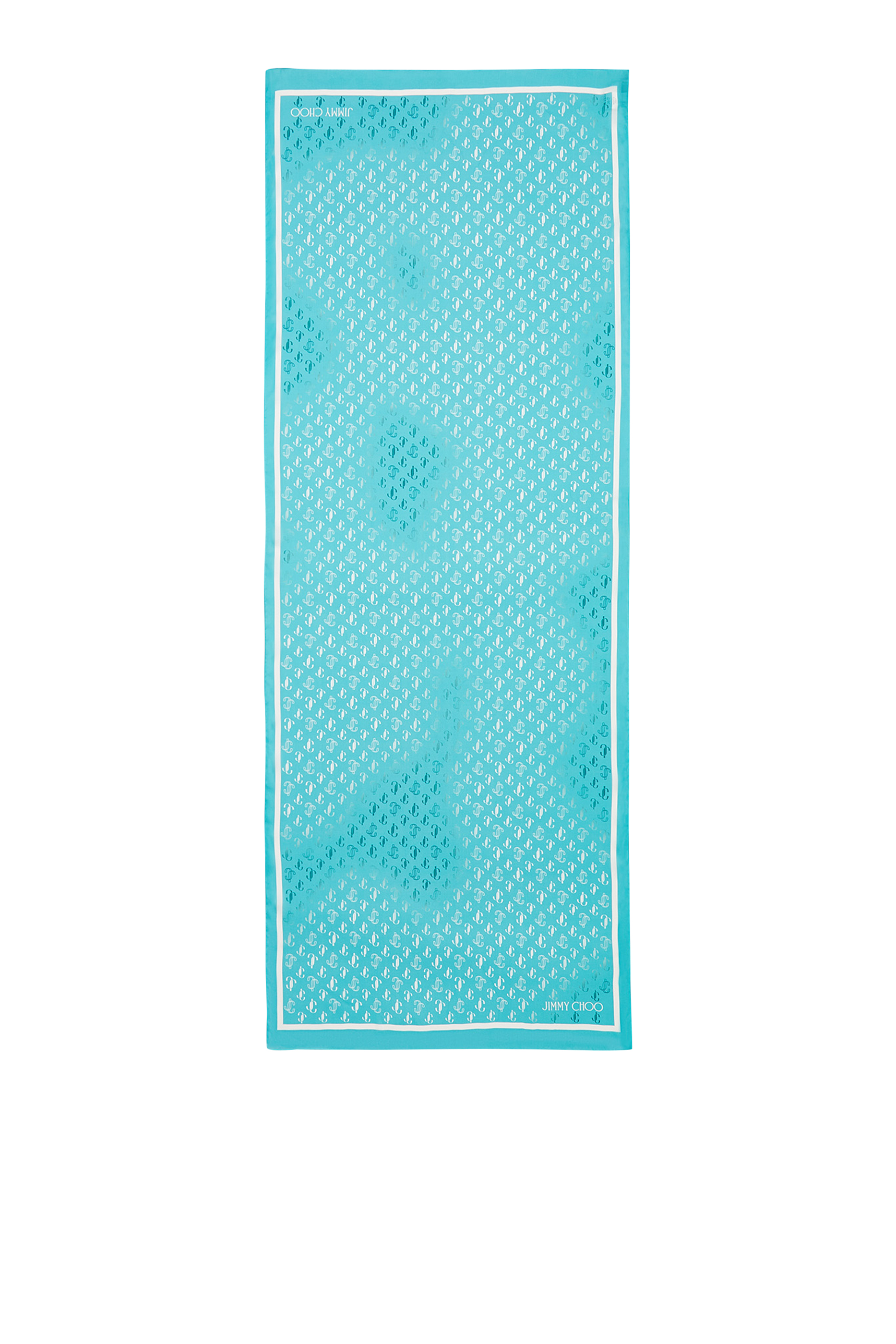 Doris JC Monogram Silk Stole