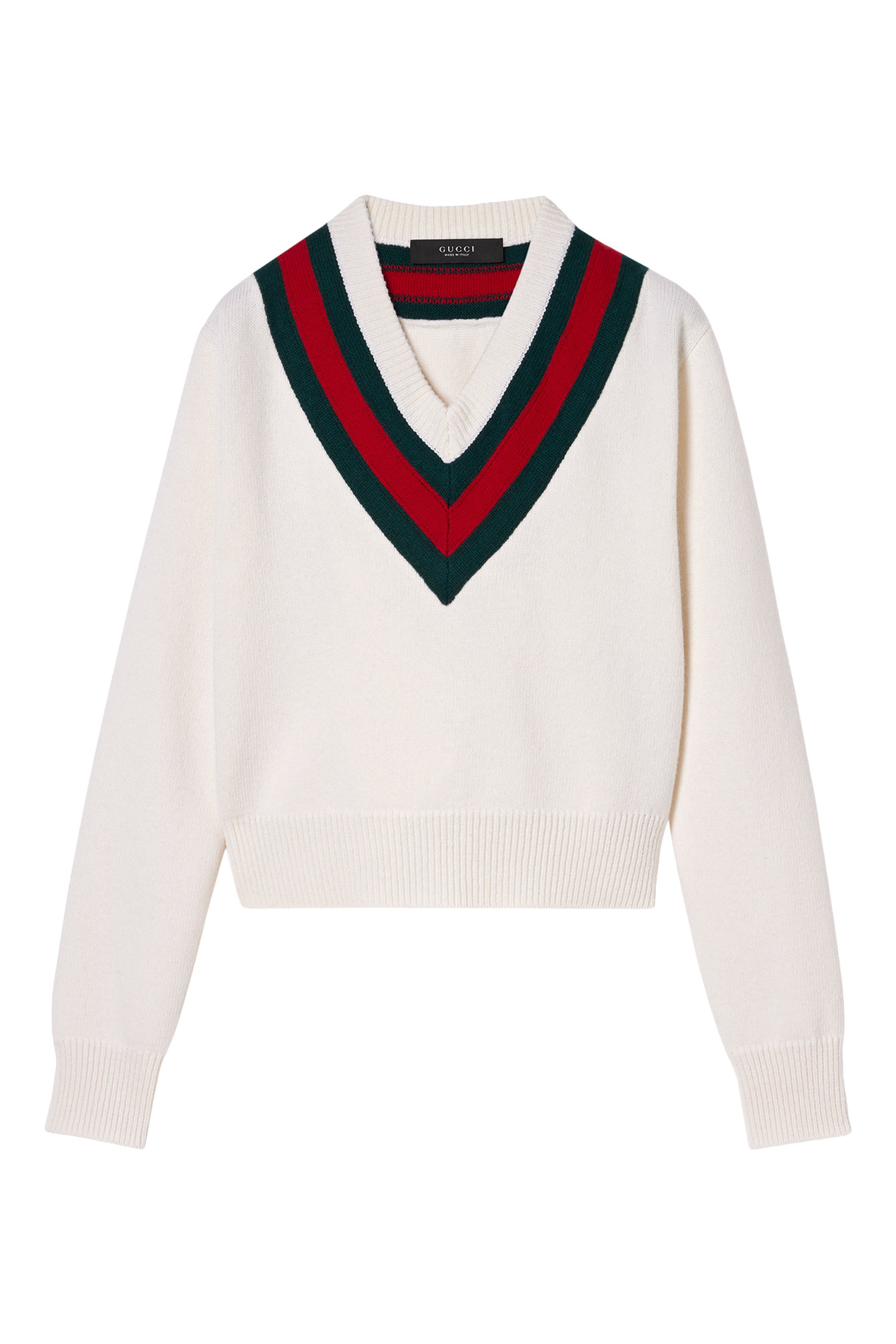  Fine Knit Wool Sweater with Web