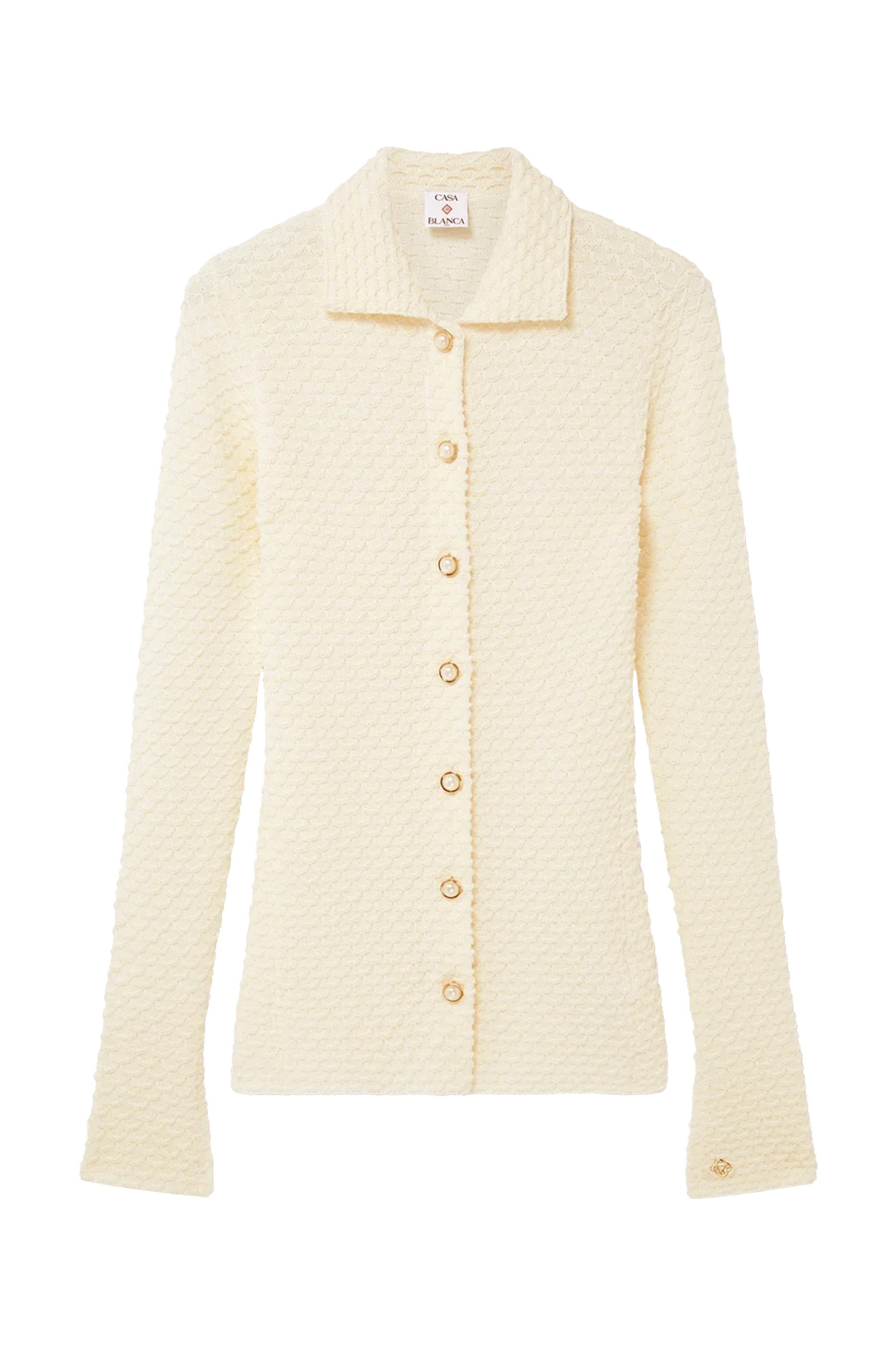 Textured Knitted Shirt