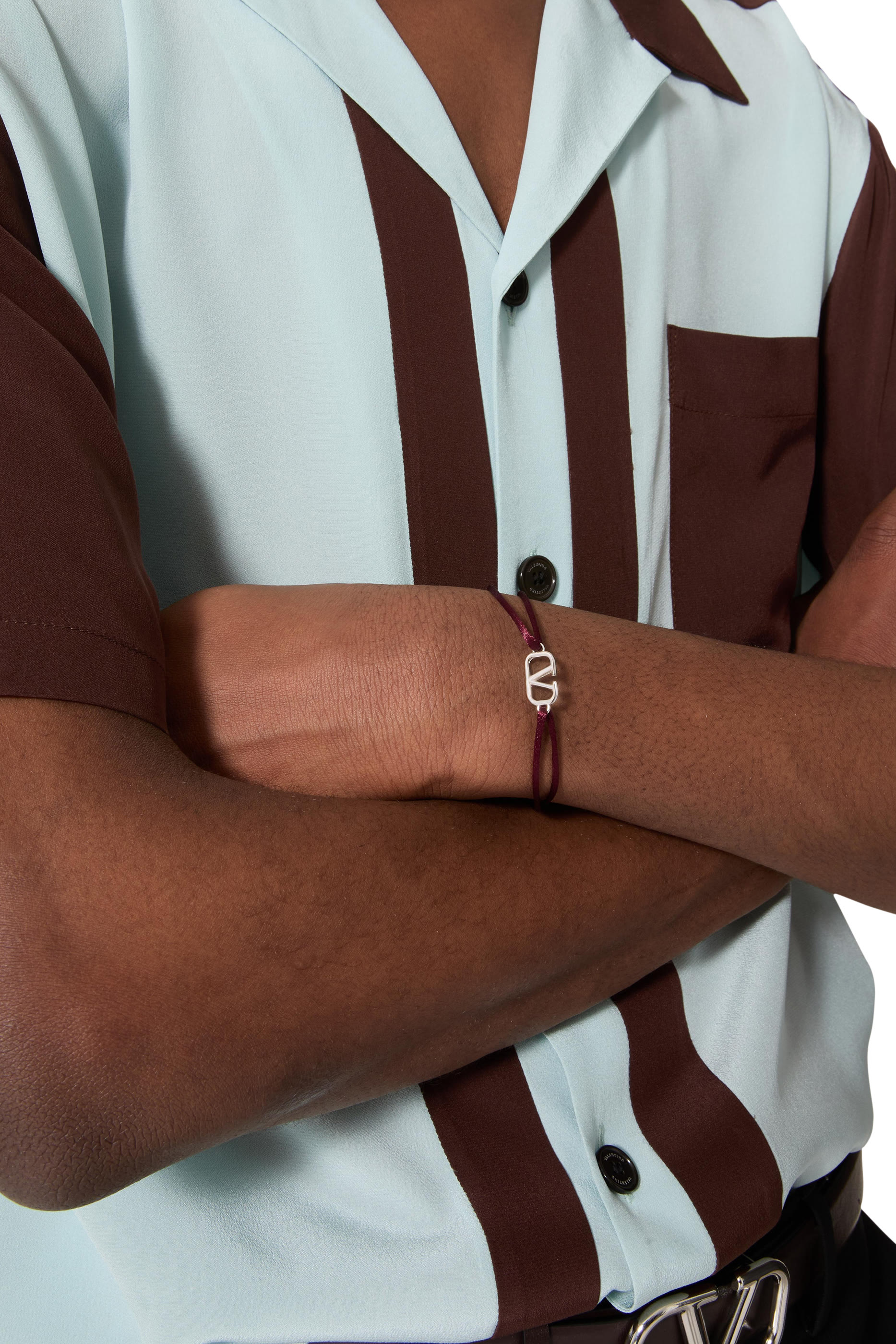 VLogo Signature Bracelet, Cotton