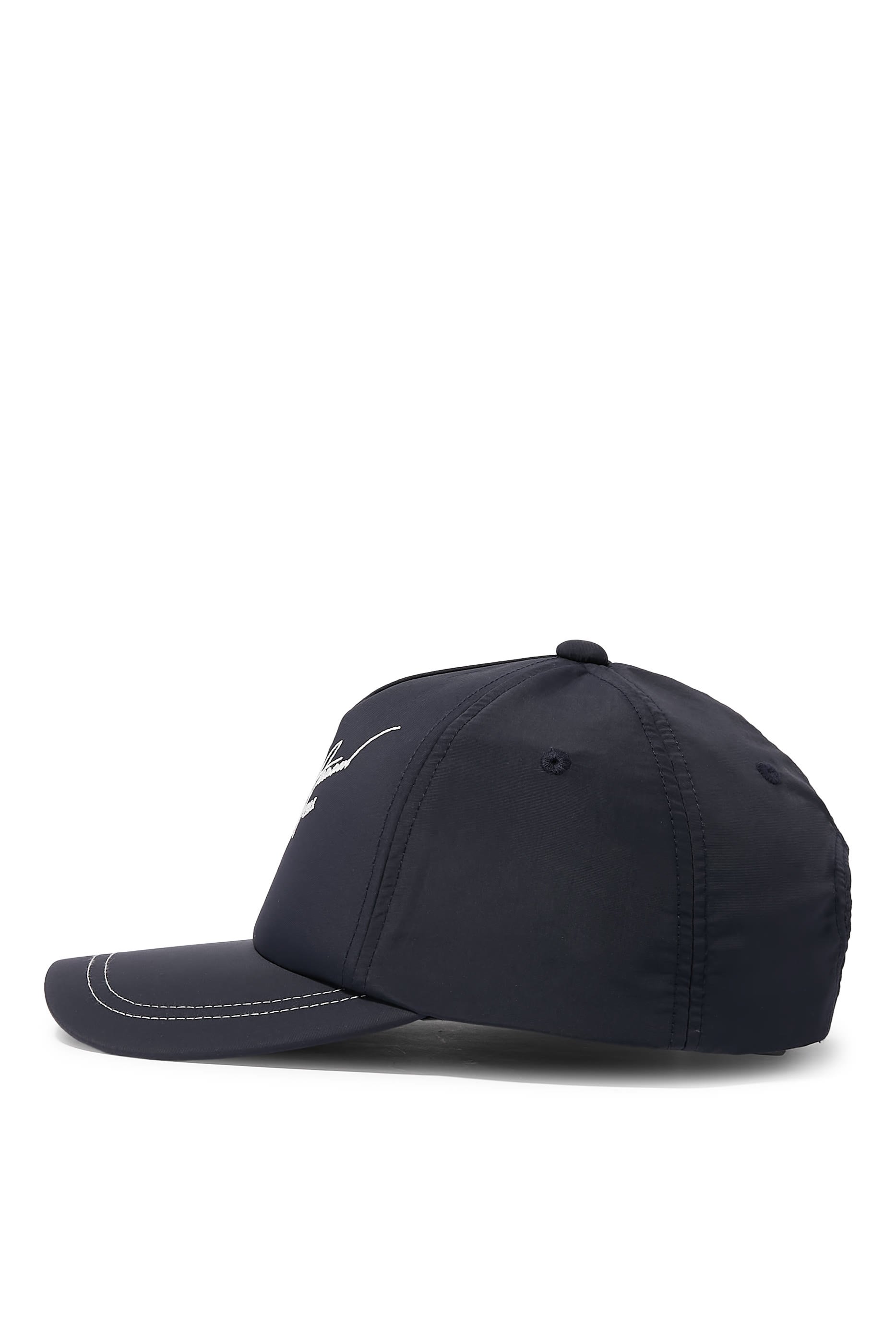 Nylon & Silk Blend Baseball Cap