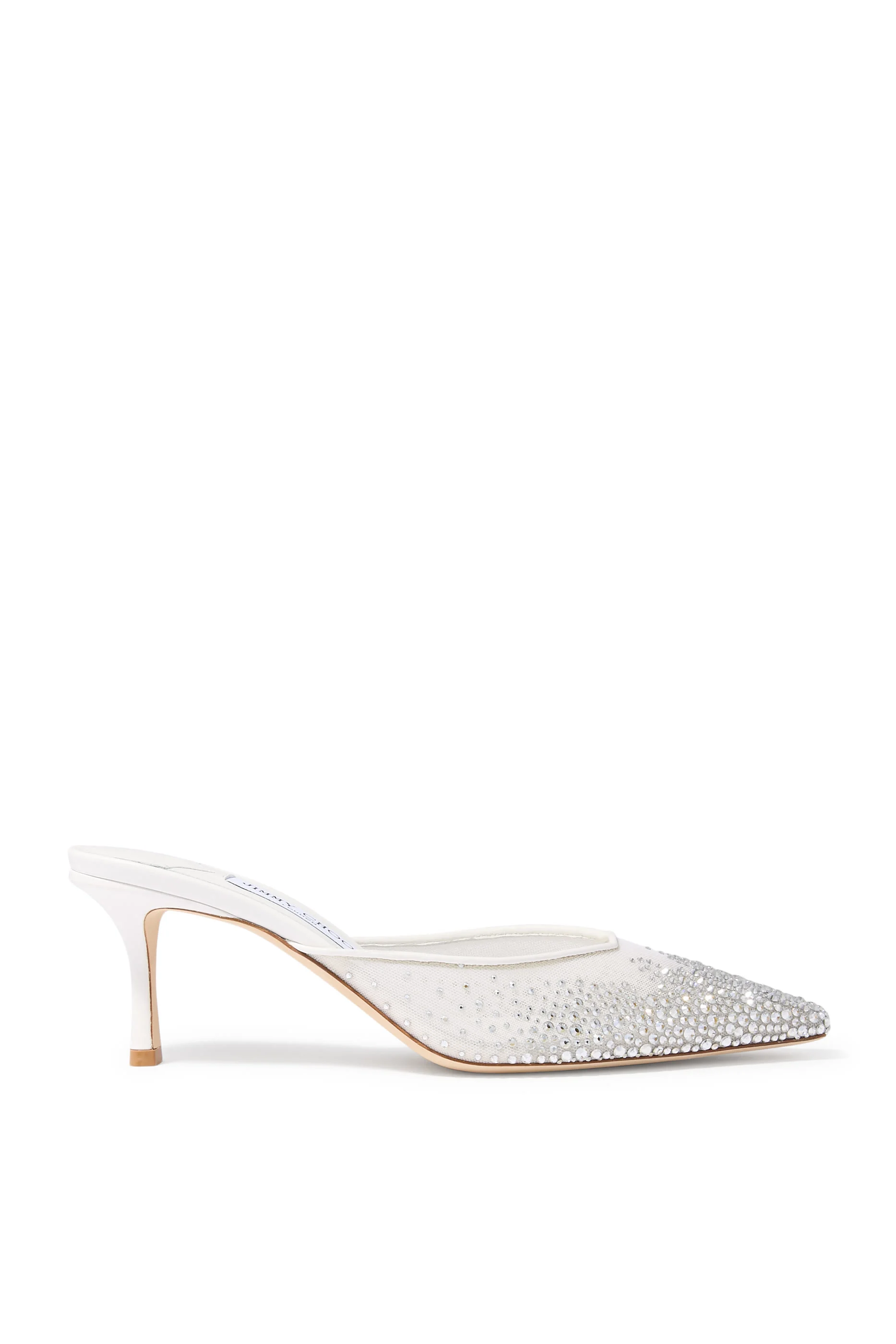 Vivi 65 Crystal Mesh Mule Pumps