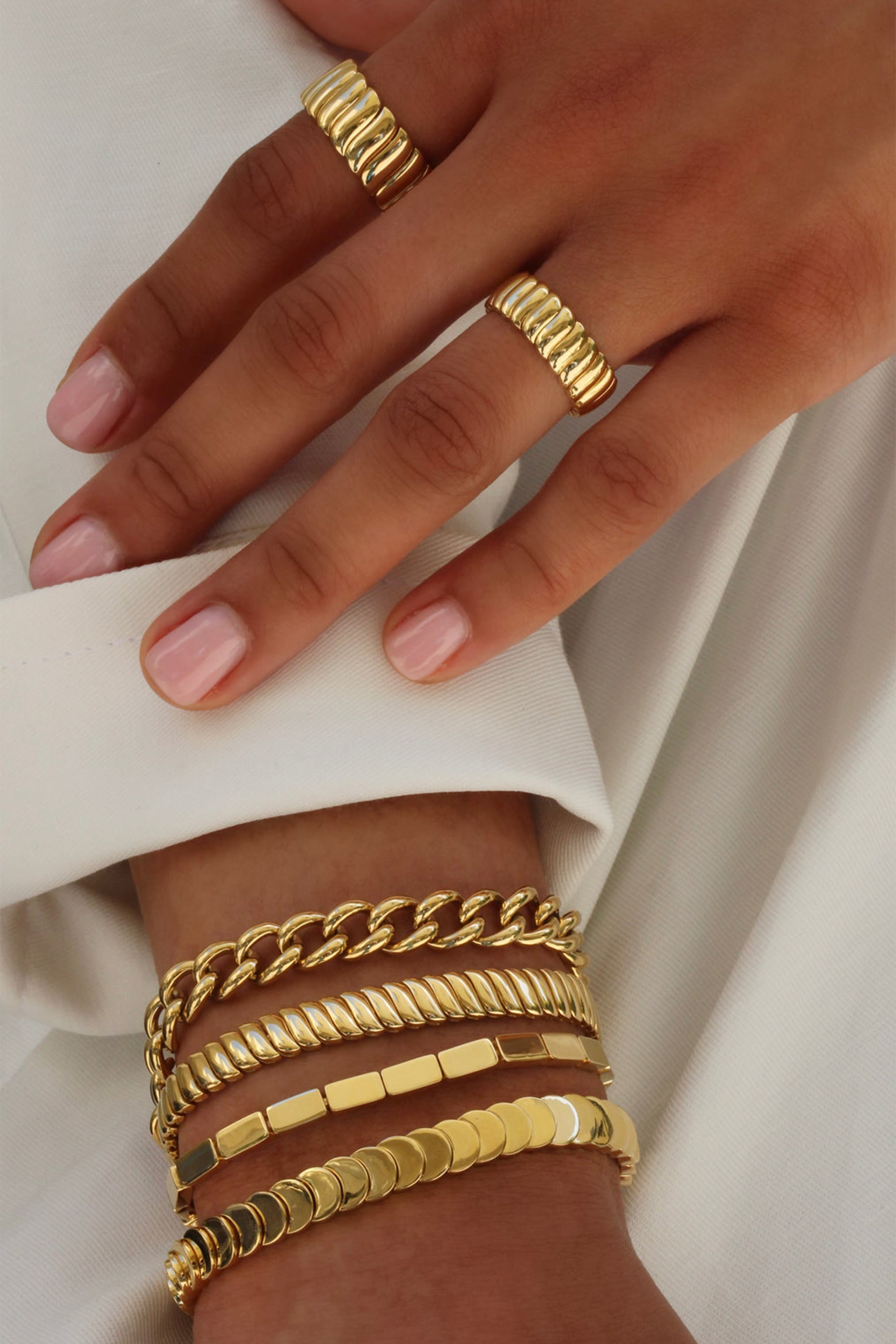 Classic Zoe Ring, 18k Yellow Gold