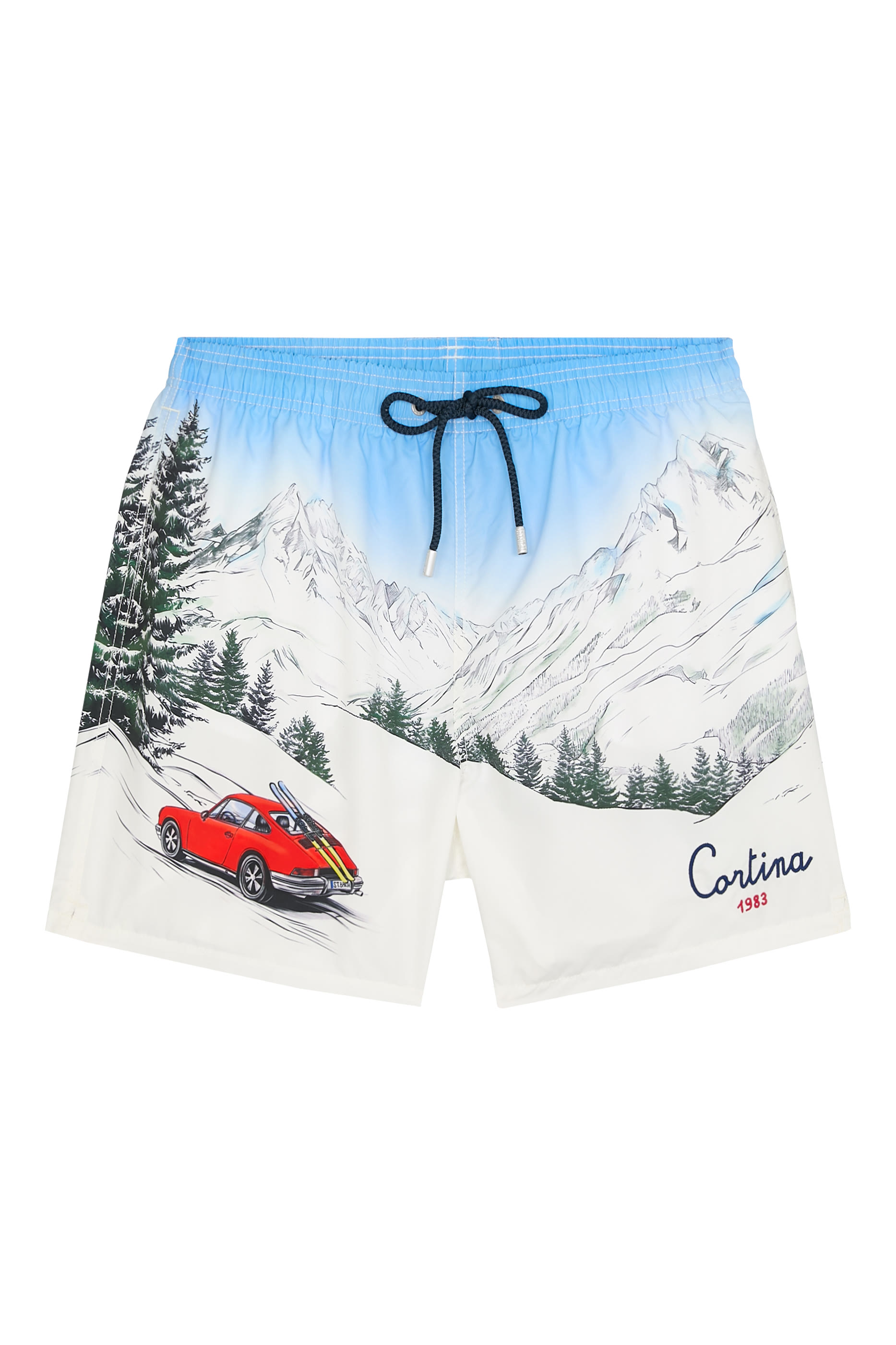 Gustavia Cortina Placed Print Swim Shorts