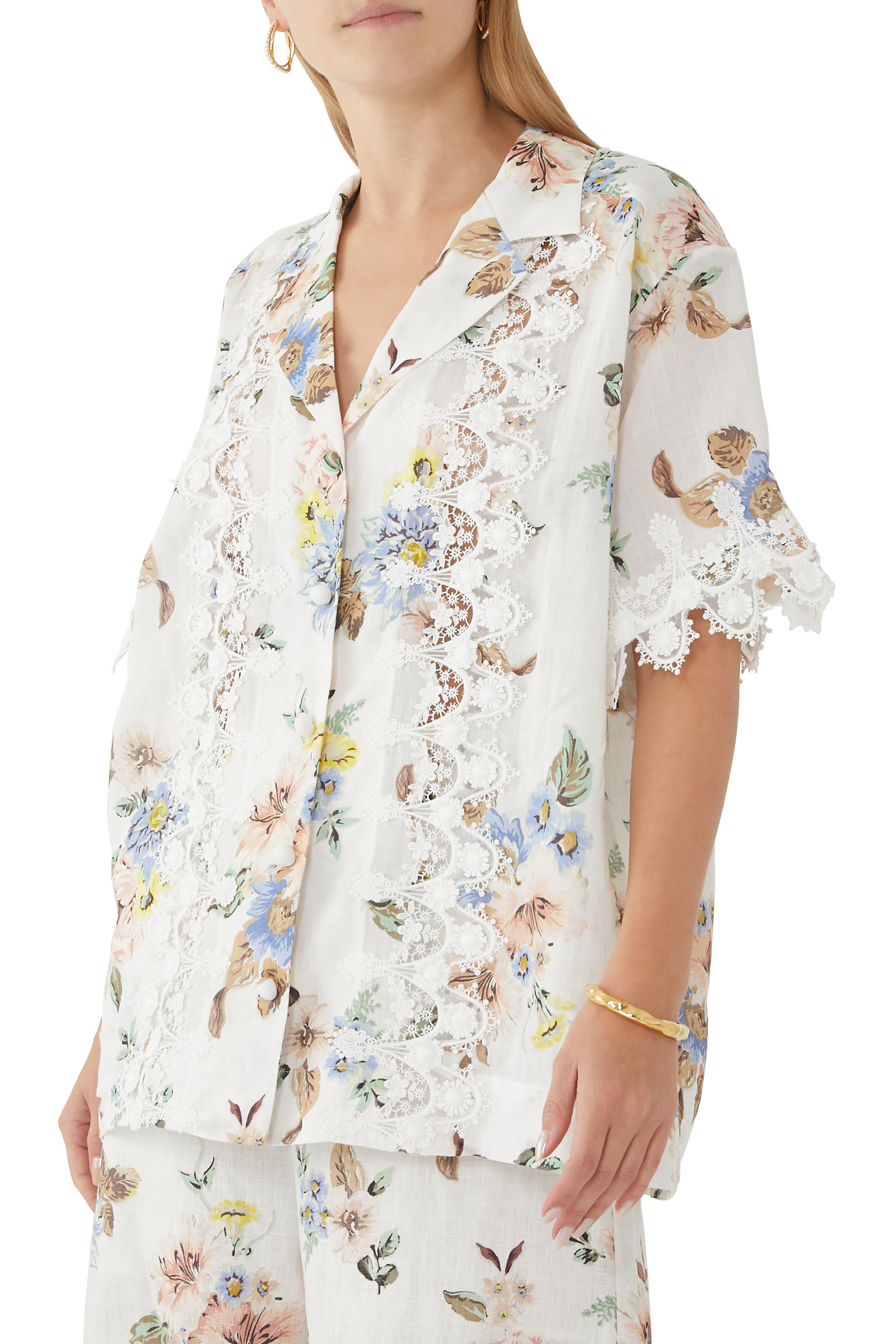 Applique Oversized Shirt