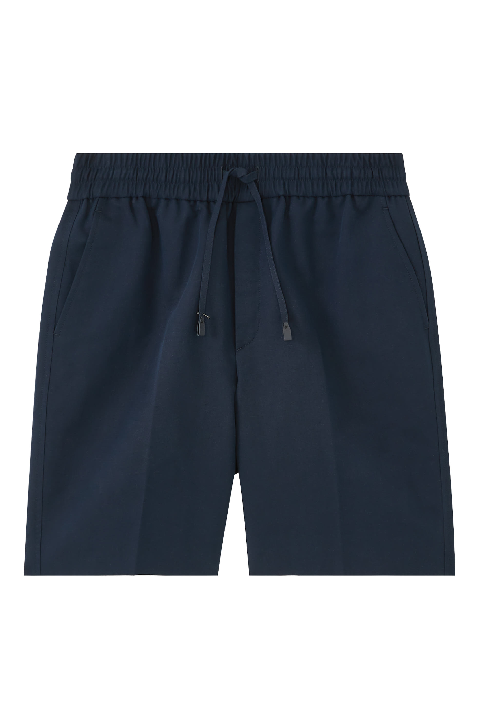 Cotton & Linen Gabardine Shorts 